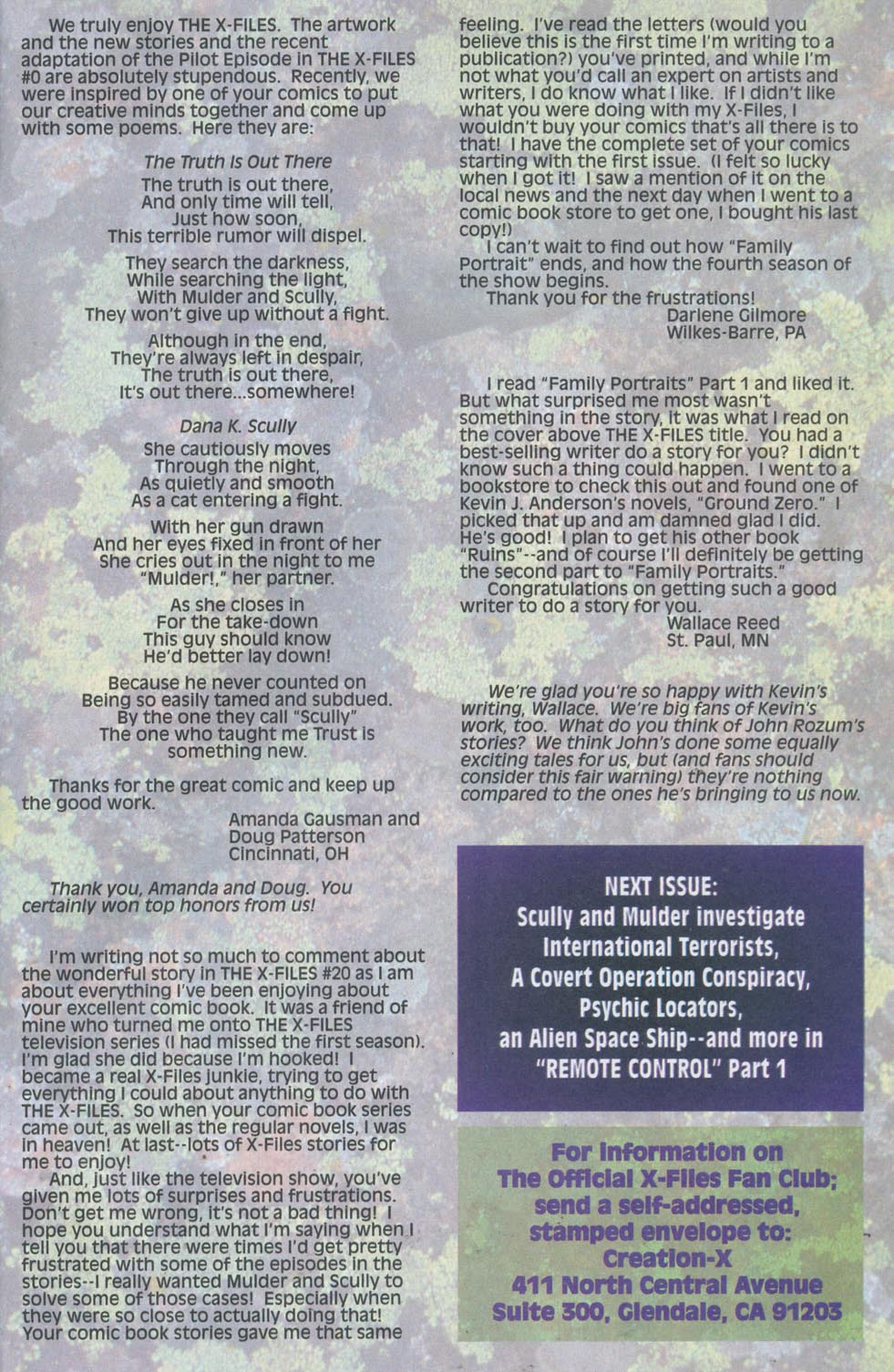 Read online The X-Files (1995) comic -  Issue #24 - 26