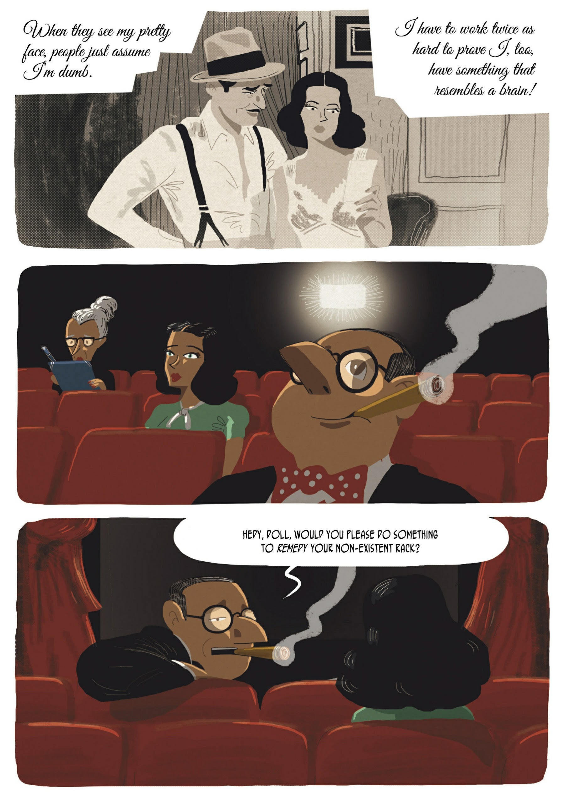 Read online Hedy Lamarr: An Incredible Life comic -  Issue # TPB (Part 2) - 4