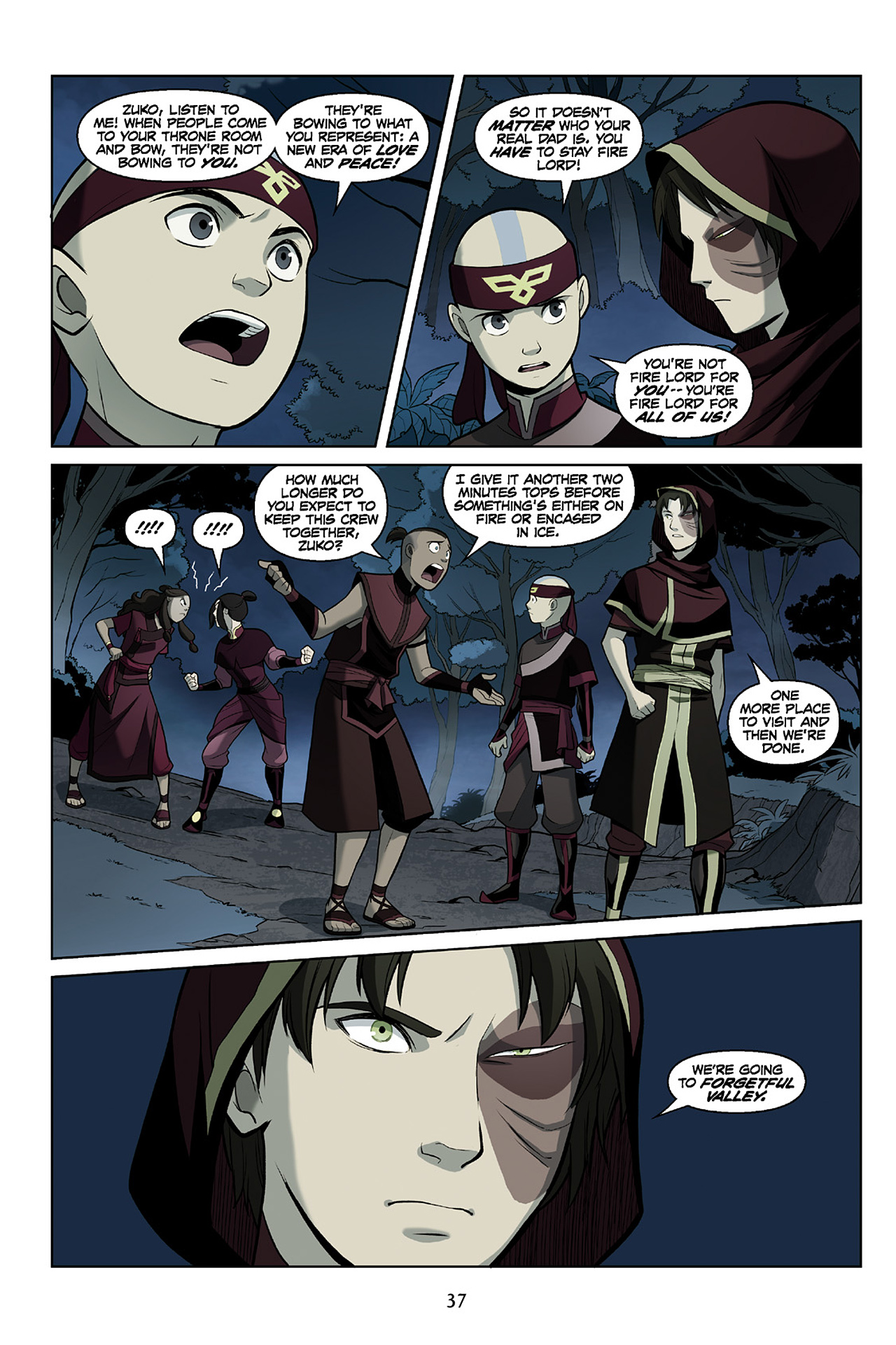 Read online Nickelodeon Avatar: The Last Airbender - The Search comic -  Issue # Part 2 - 38