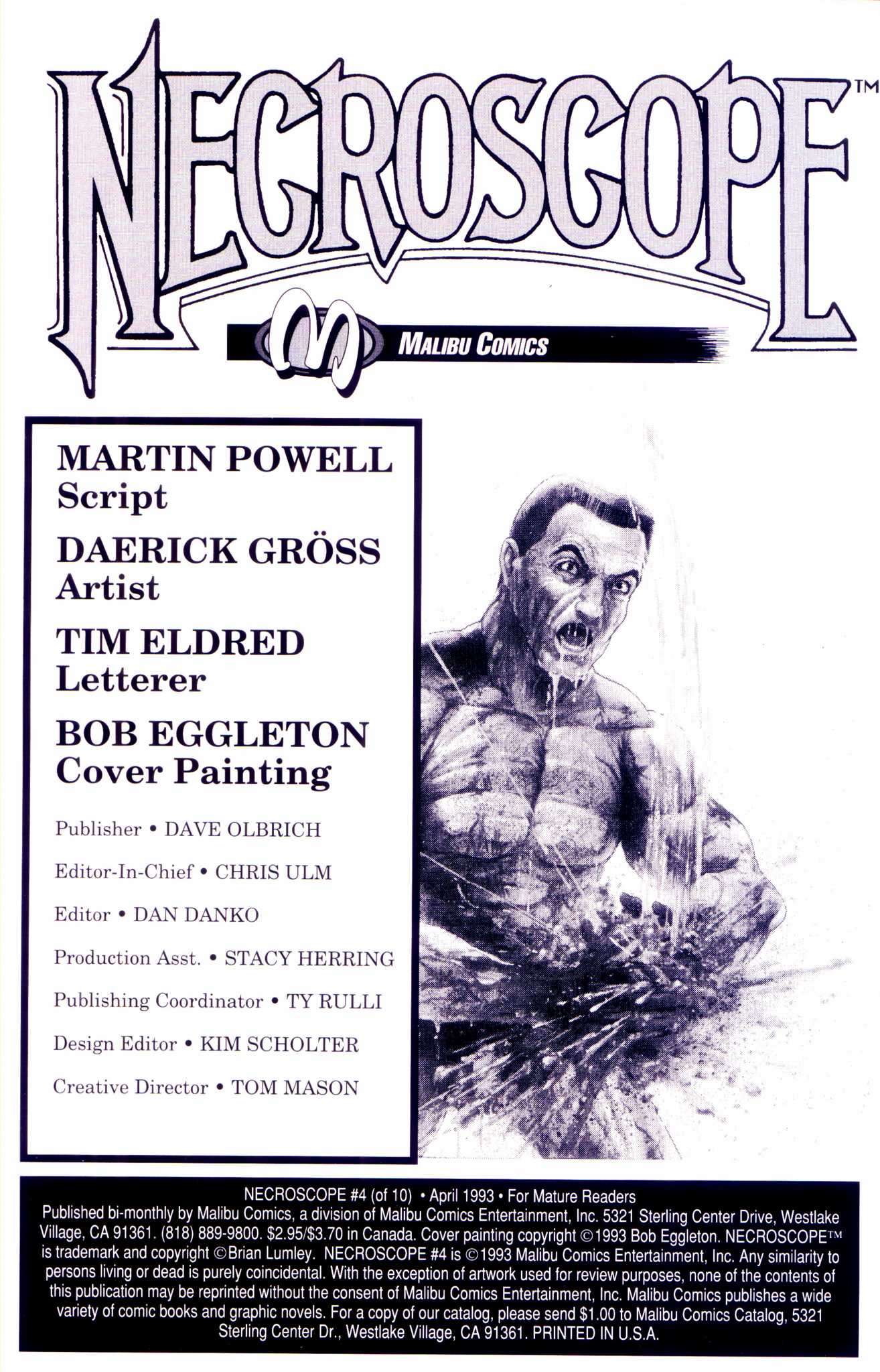 Read online Necroscope comic -  Issue #4 - 2