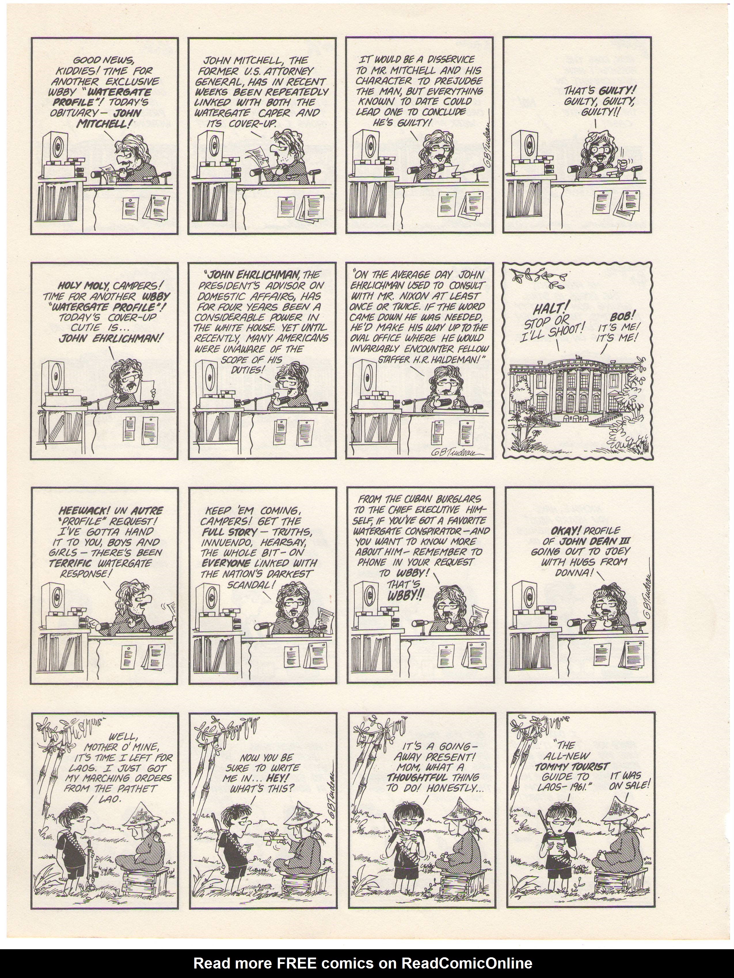 Read online The Doonesbury Chronicles comic -  Issue # TPB (Part 1) - 84