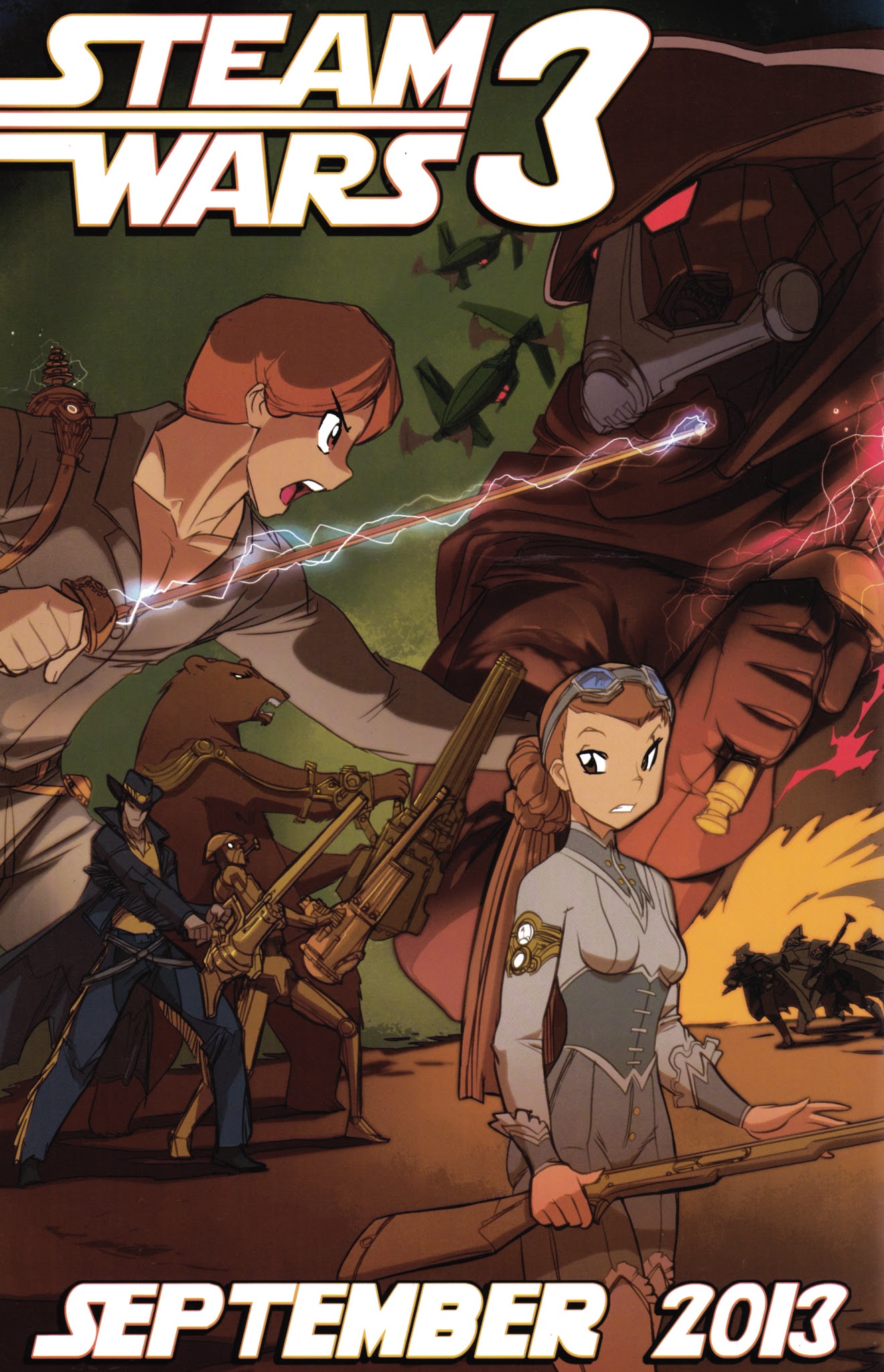 Read online Steam Wars comic -  Issue #2 - 35