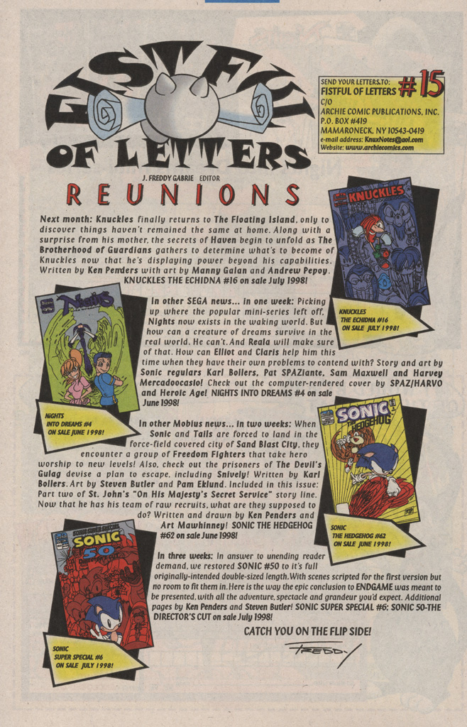 Read online Knuckles the Echidna comic -  Issue #15 - 32