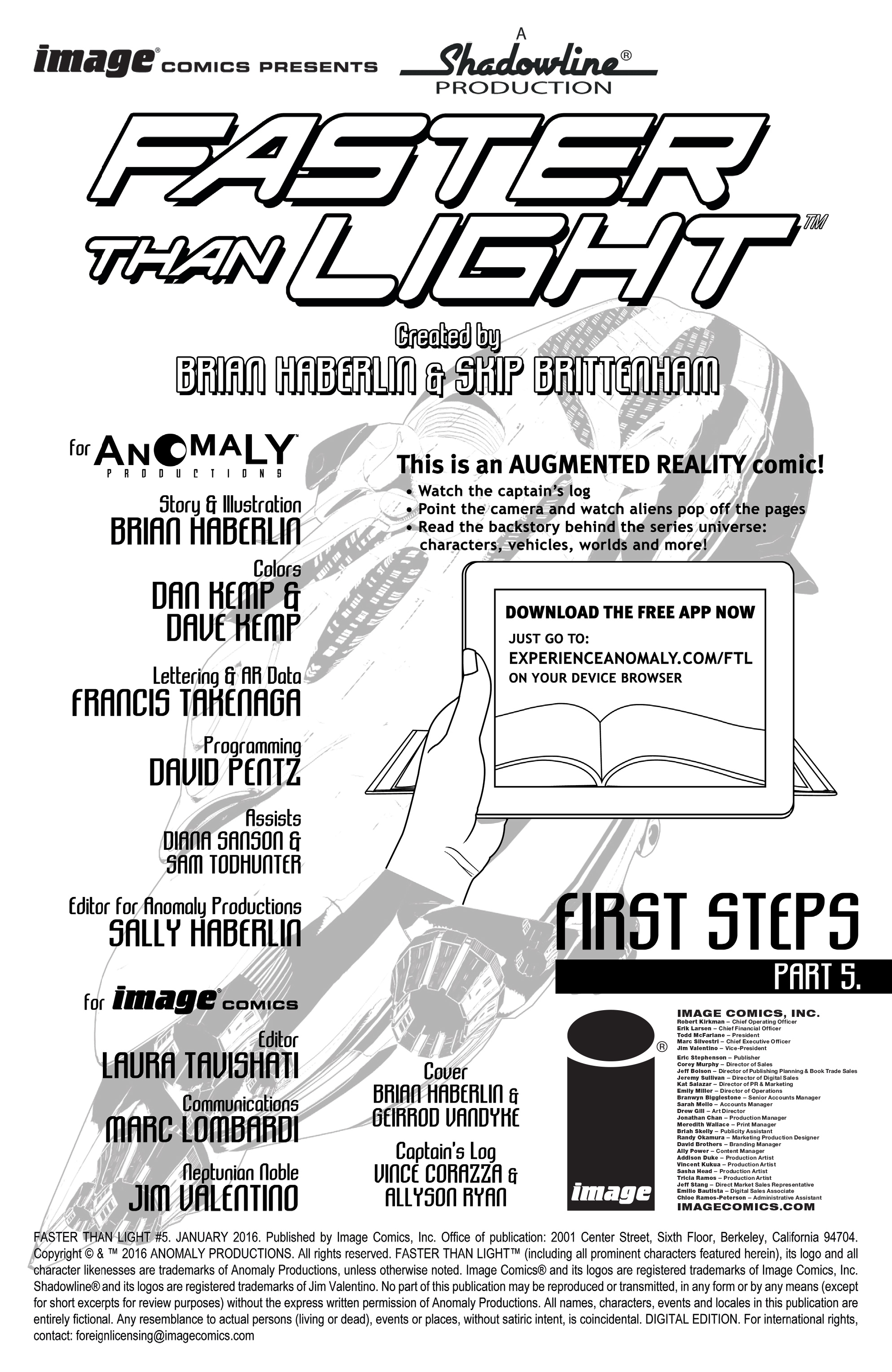 Read online Faster than Light comic -  Issue #5 - 2