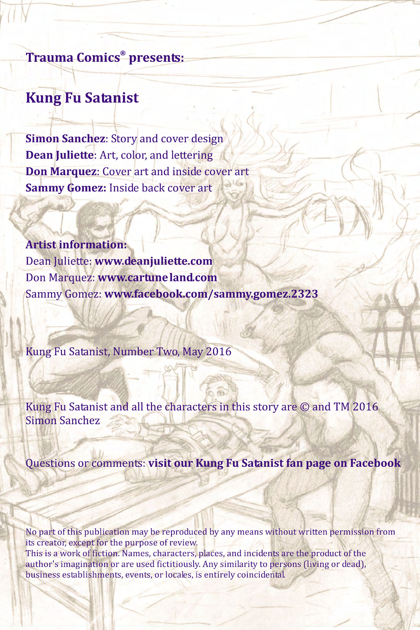 Read online Kung Fu Satanist comic -  Issue #2 - 2