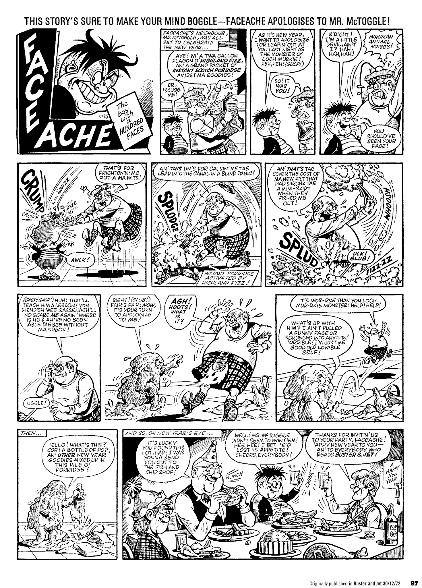Read online Faceache: The First Hundred Scrunges comic -  Issue # TPB 1 - 99