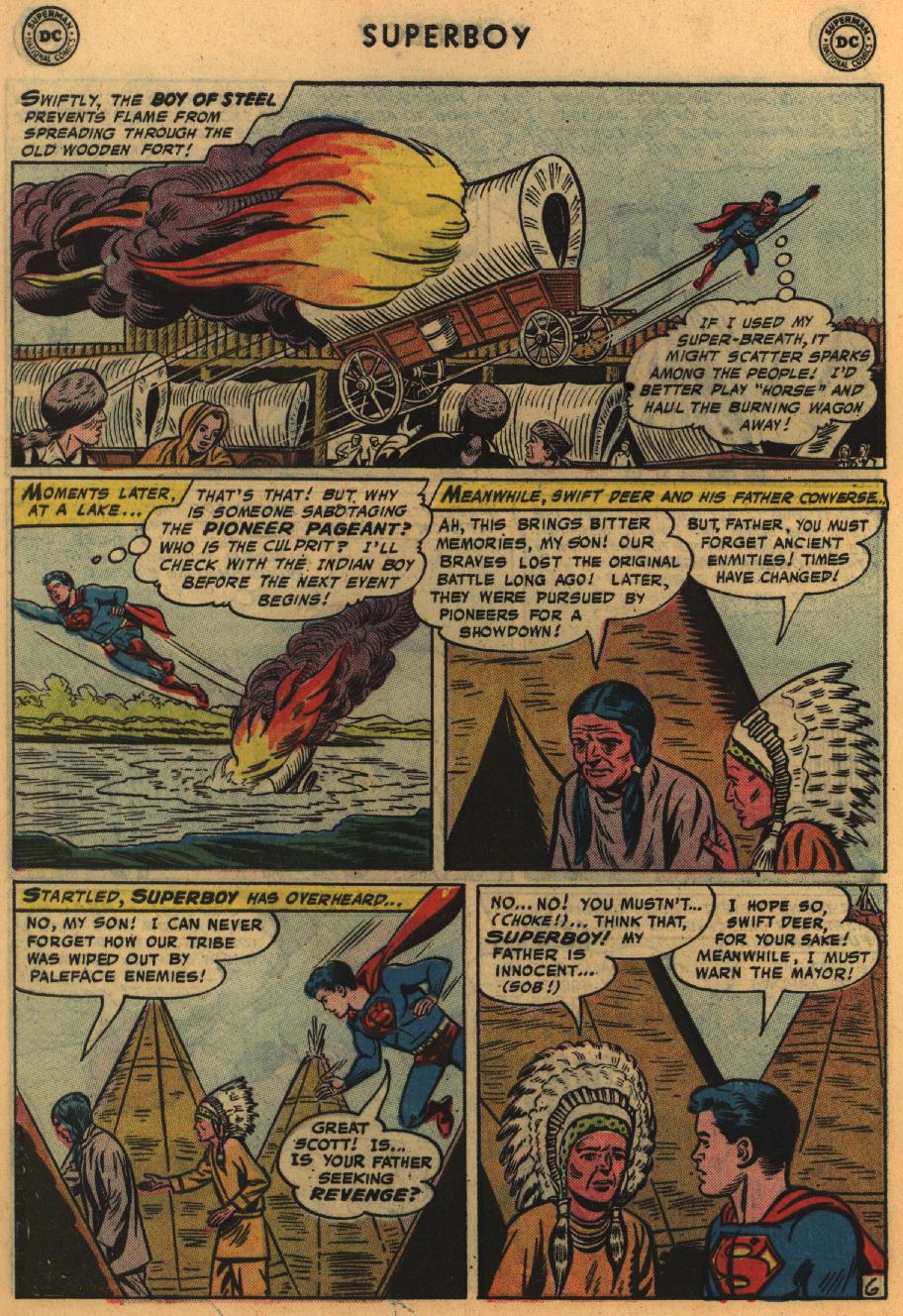 Read online Superboy (1949) comic -  Issue #56 - 7