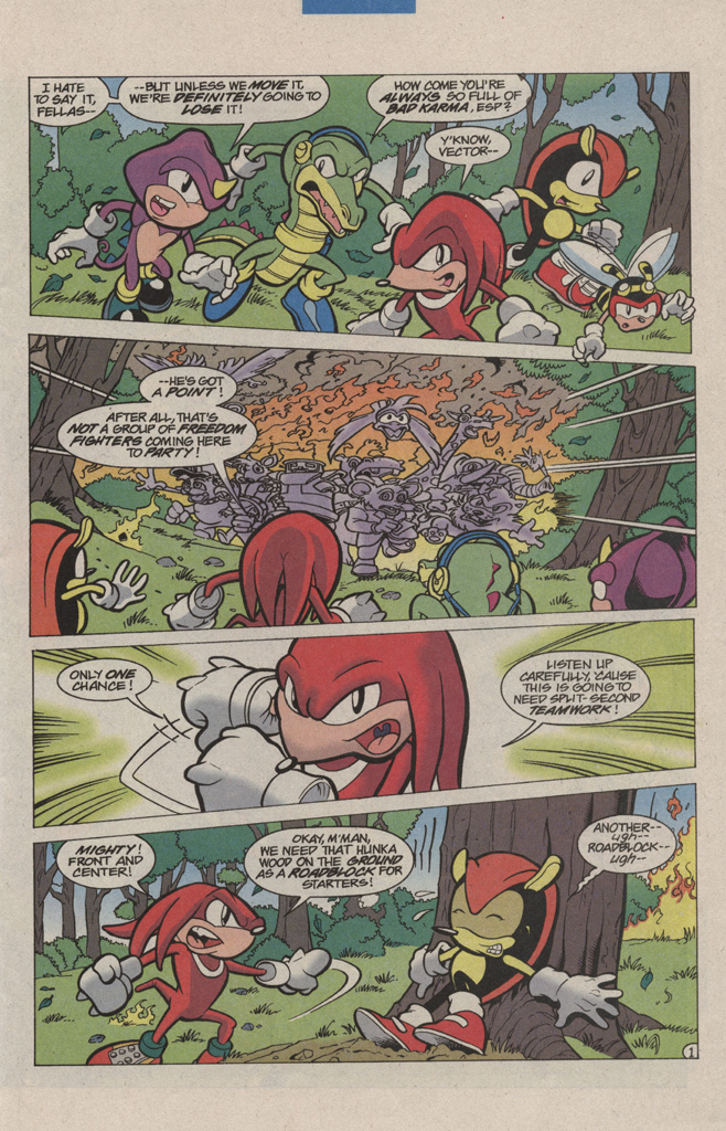 Read online Knuckles the Echidna comic -  Issue #3 - 5