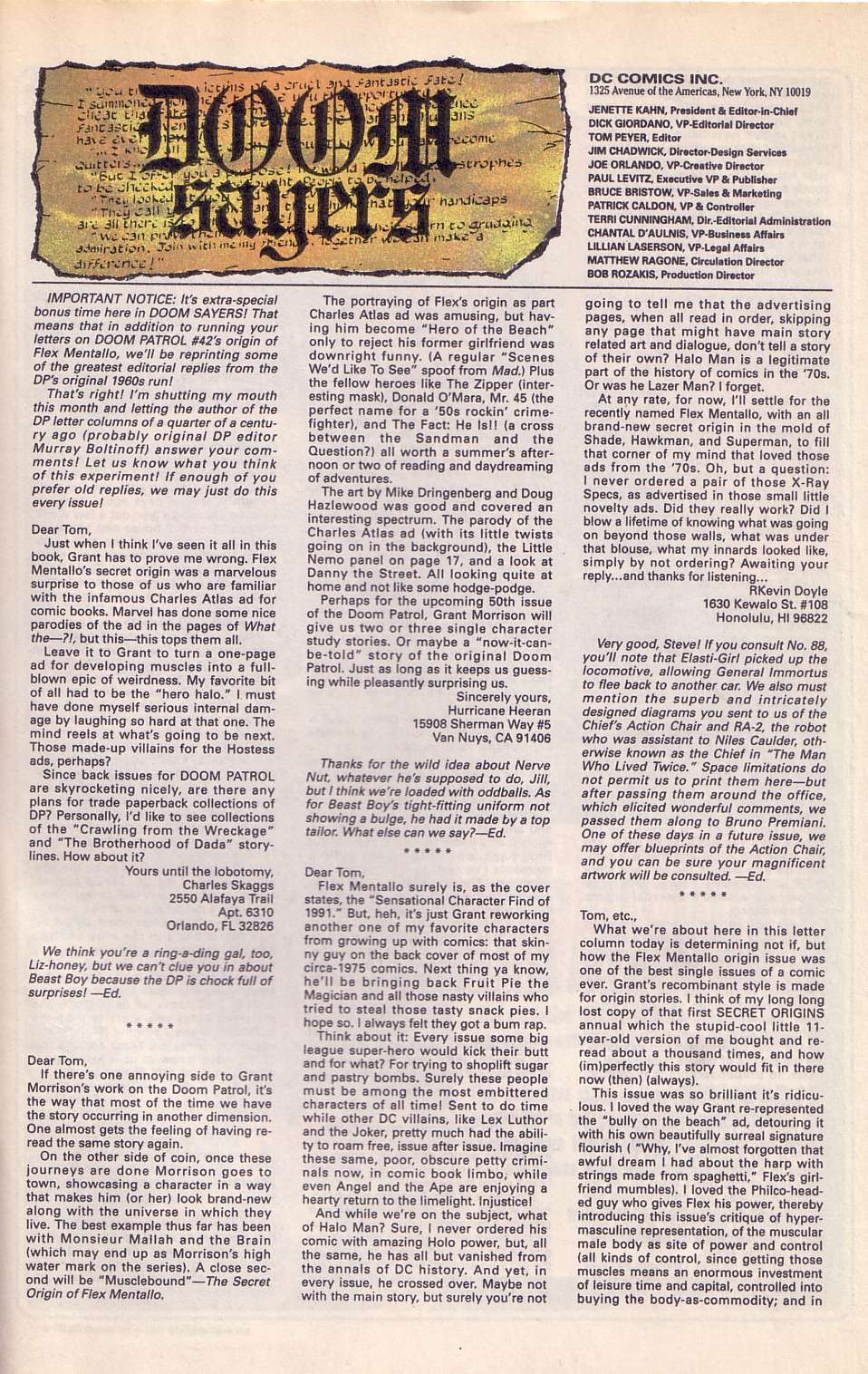 Read online Doom Patrol (1987) comic -  Issue #47 - 26