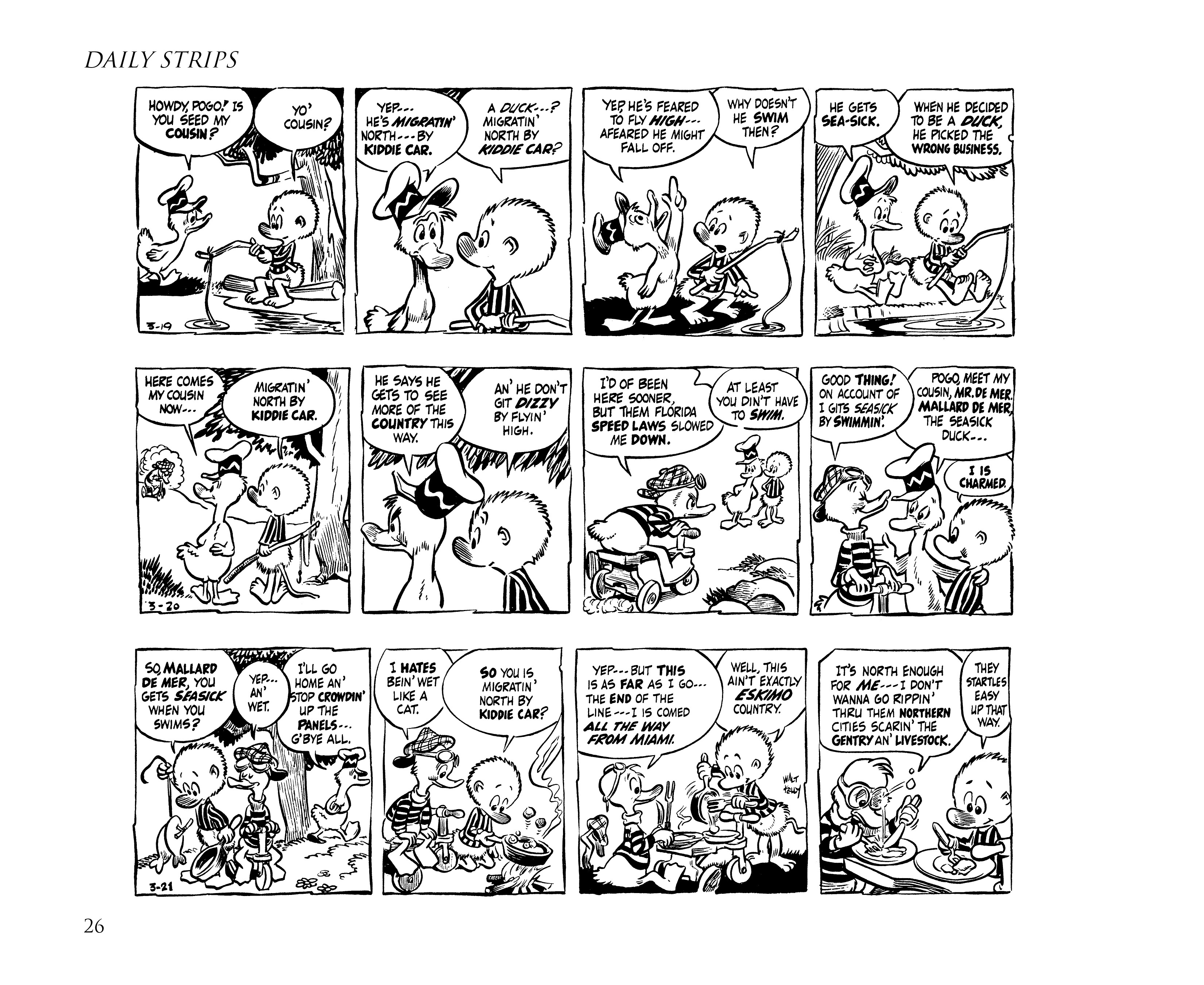 Read online Pogo by Walt Kelly: The Complete Syndicated Comic Strips comic -  Issue # TPB 2 (Part 1) - 44