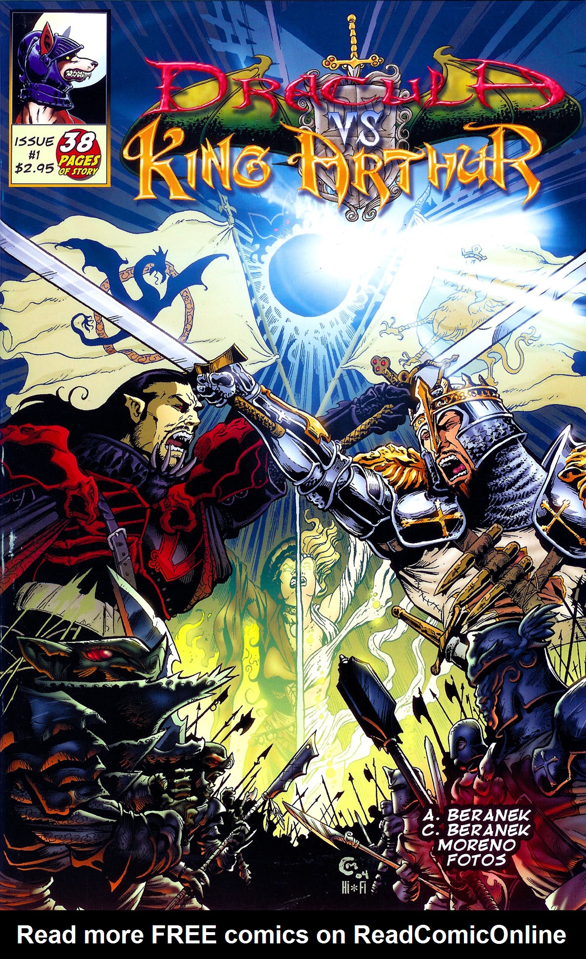 Read online Dracula vs King Arthur comic -  Issue #1 - 1