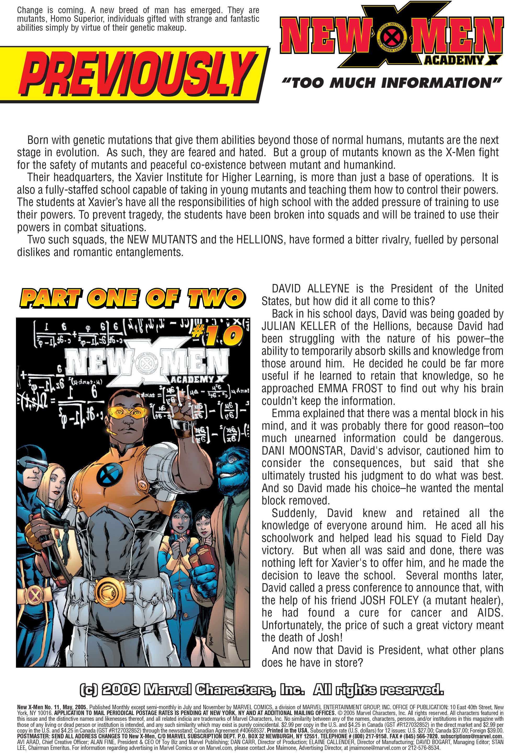 Read online New X-Men (2004) comic -  Issue #11 - 2