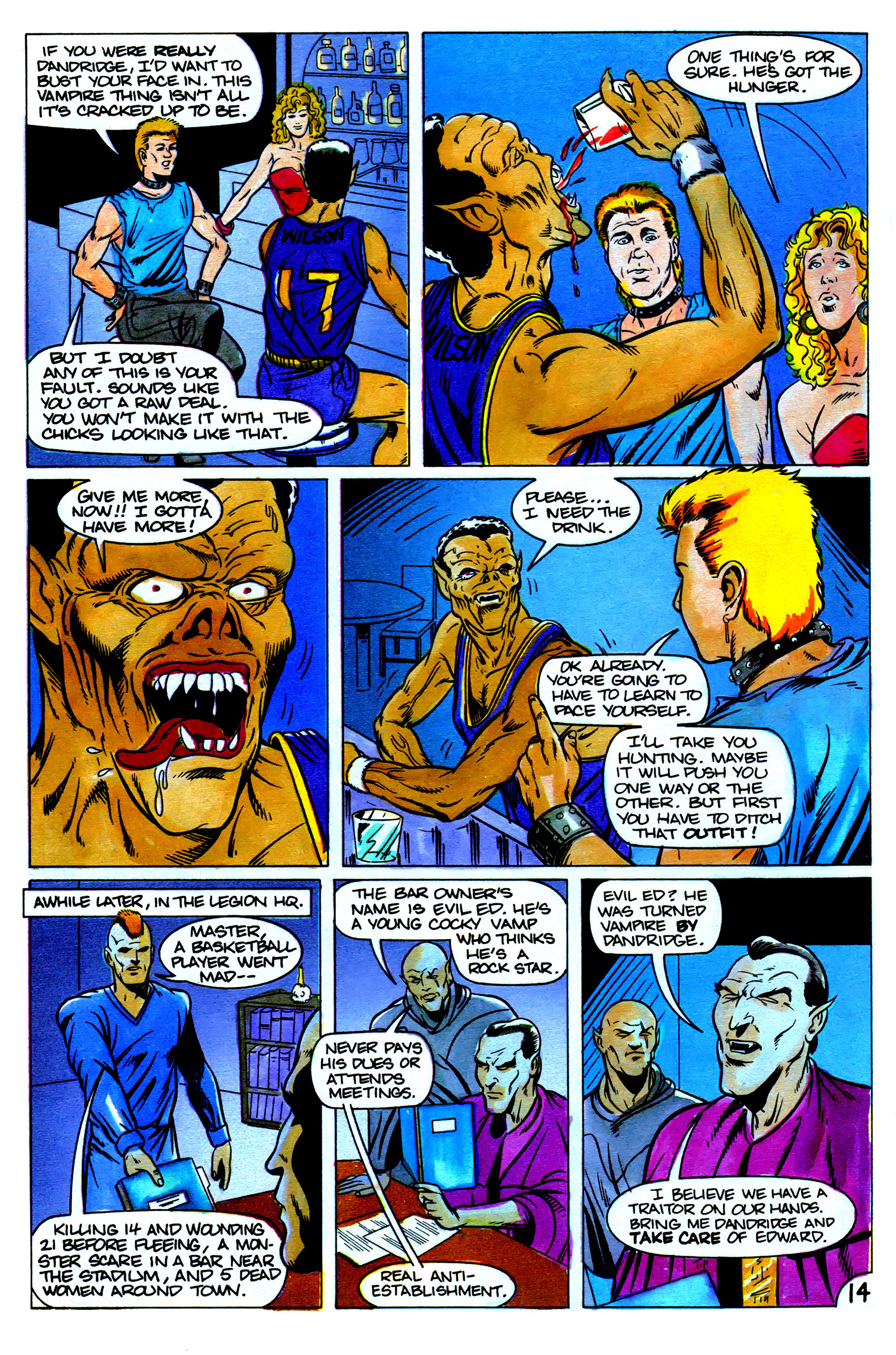 Read online Fright Night (1988) comic -  Issue #17 - 18