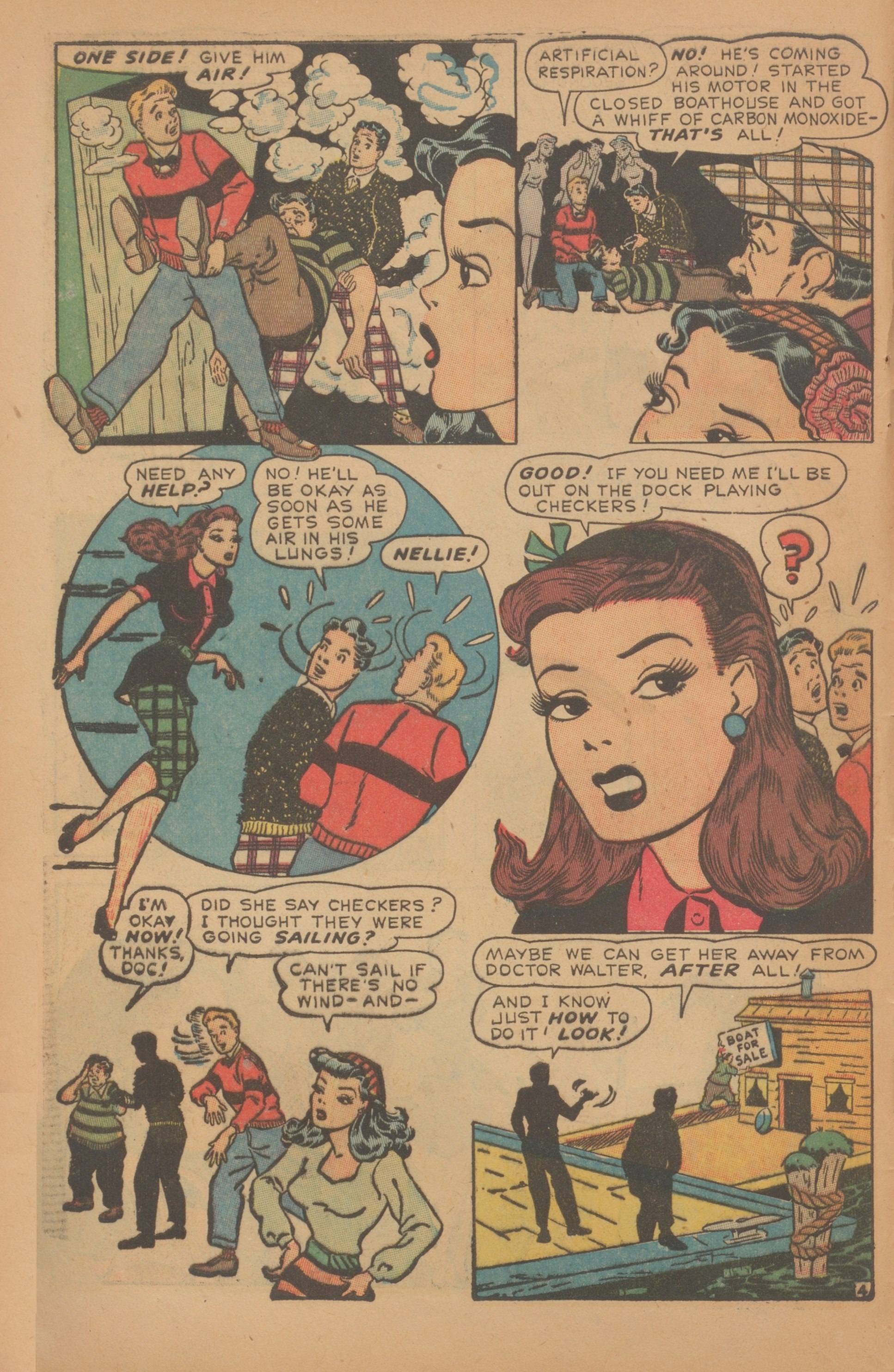 Read online Nellie The Nurse (1945) comic -  Issue #9 - 6