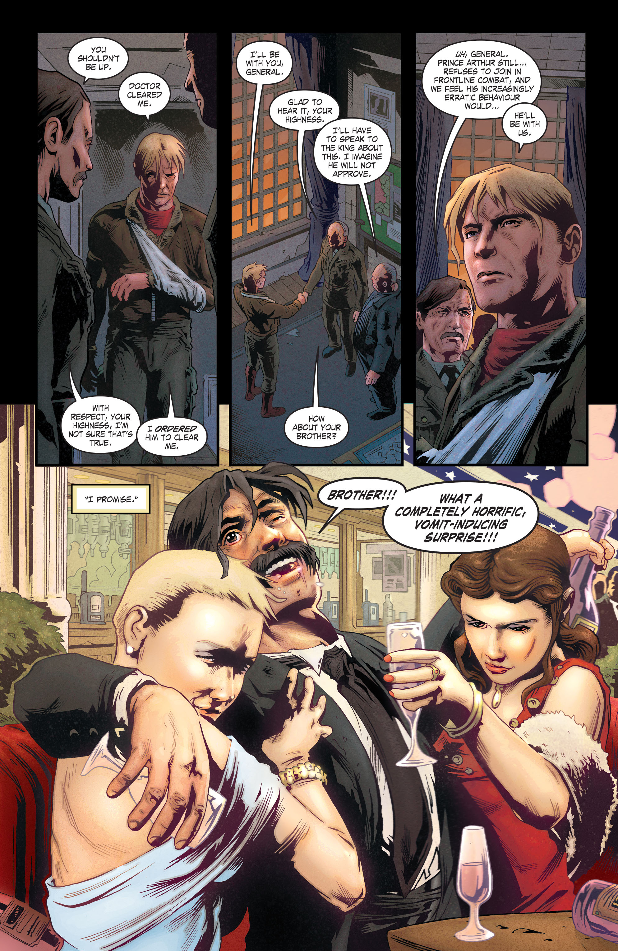 Read online The Royals: Masters of War comic -  Issue #5 - 11