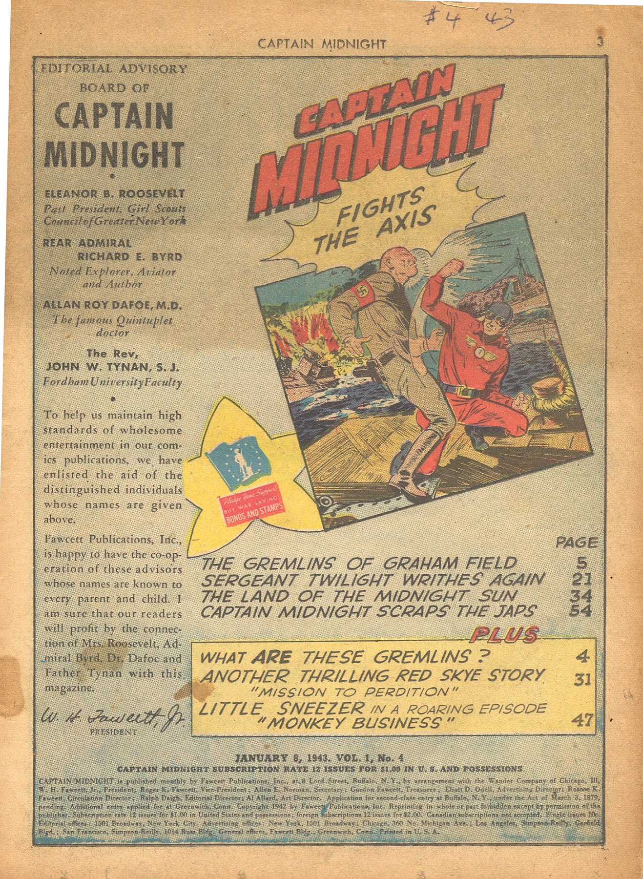 Read online Captain Midnight (1942) comic -  Issue #4 - 4