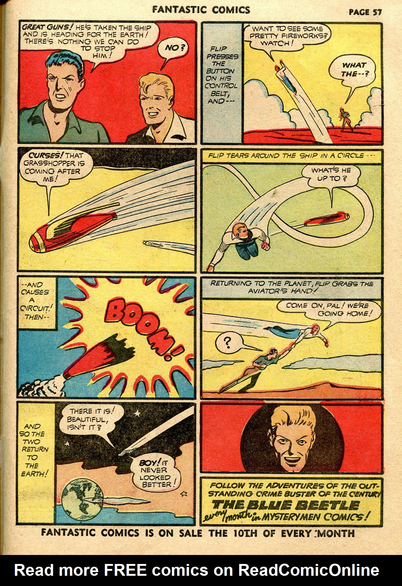 Read online Fantastic Comics comic -  Issue #21 - 55
