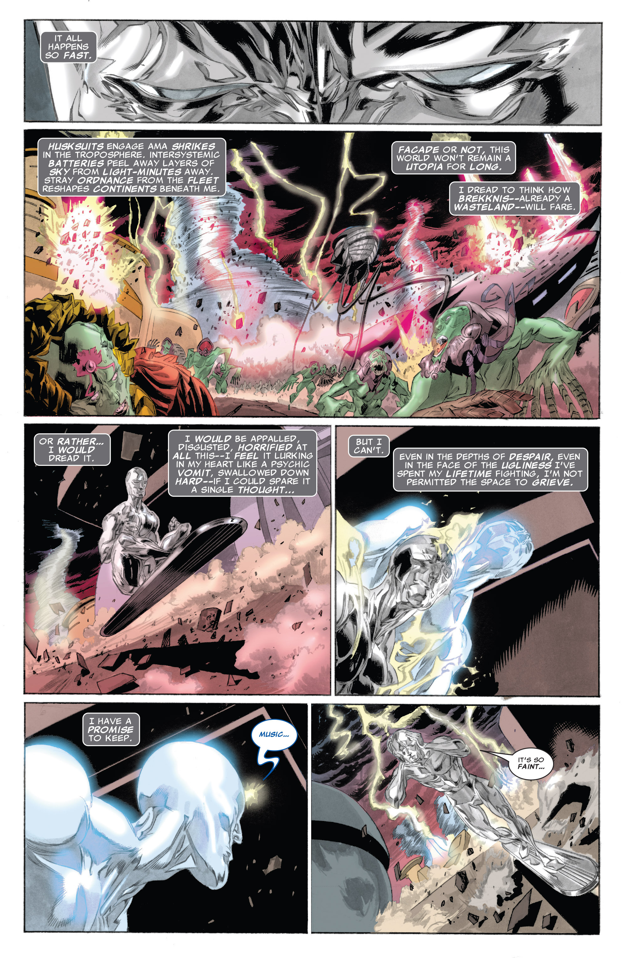 Read online Silver Surfer: In Thy Name comic -  Issue #4 - 16