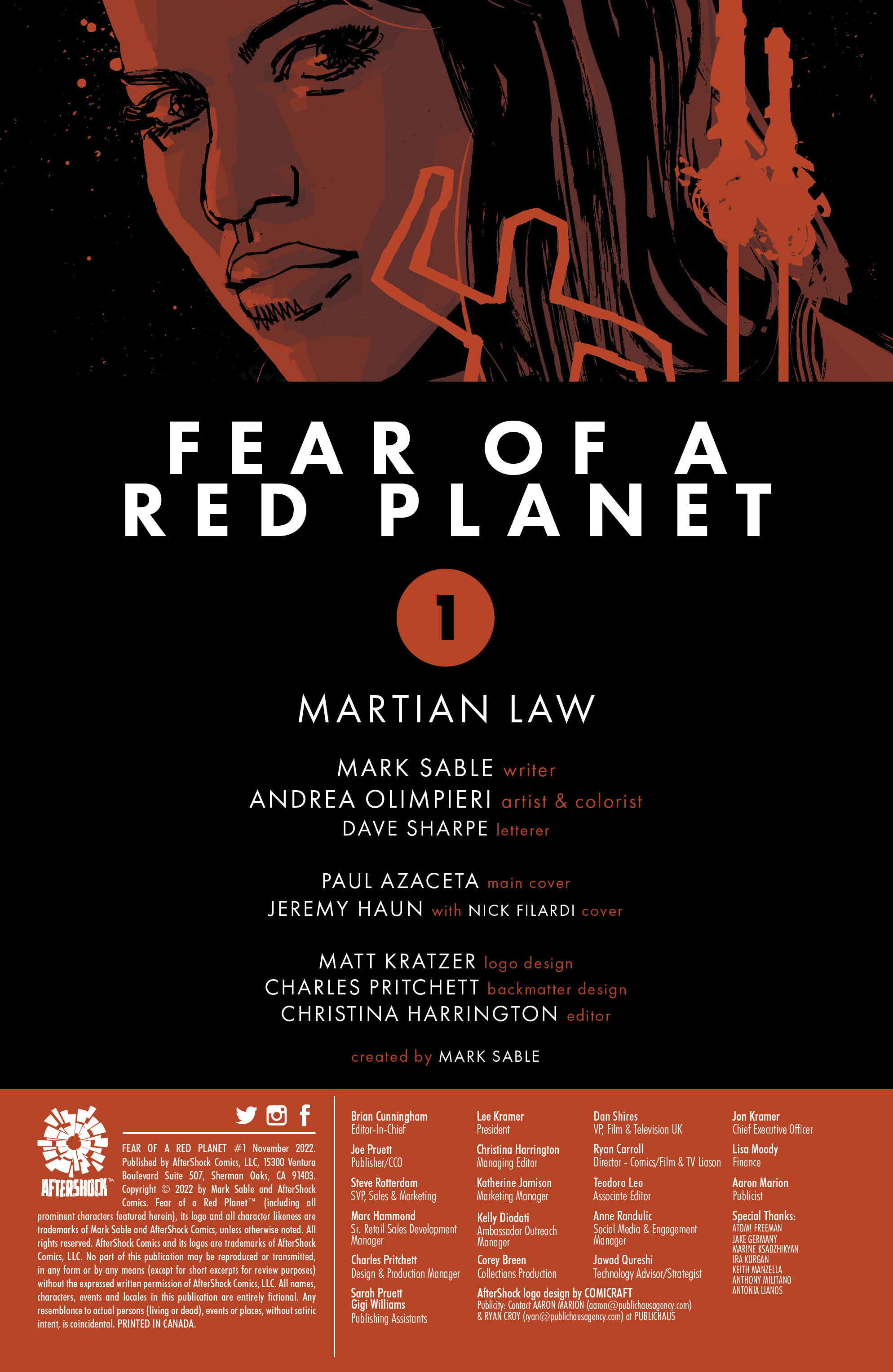 Read online Fear of a Red Planet comic -  Issue #1 - 2