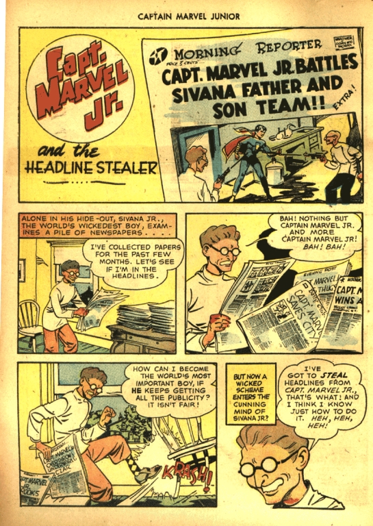 Read online Captain Marvel, Jr. comic -  Issue #39 - 2