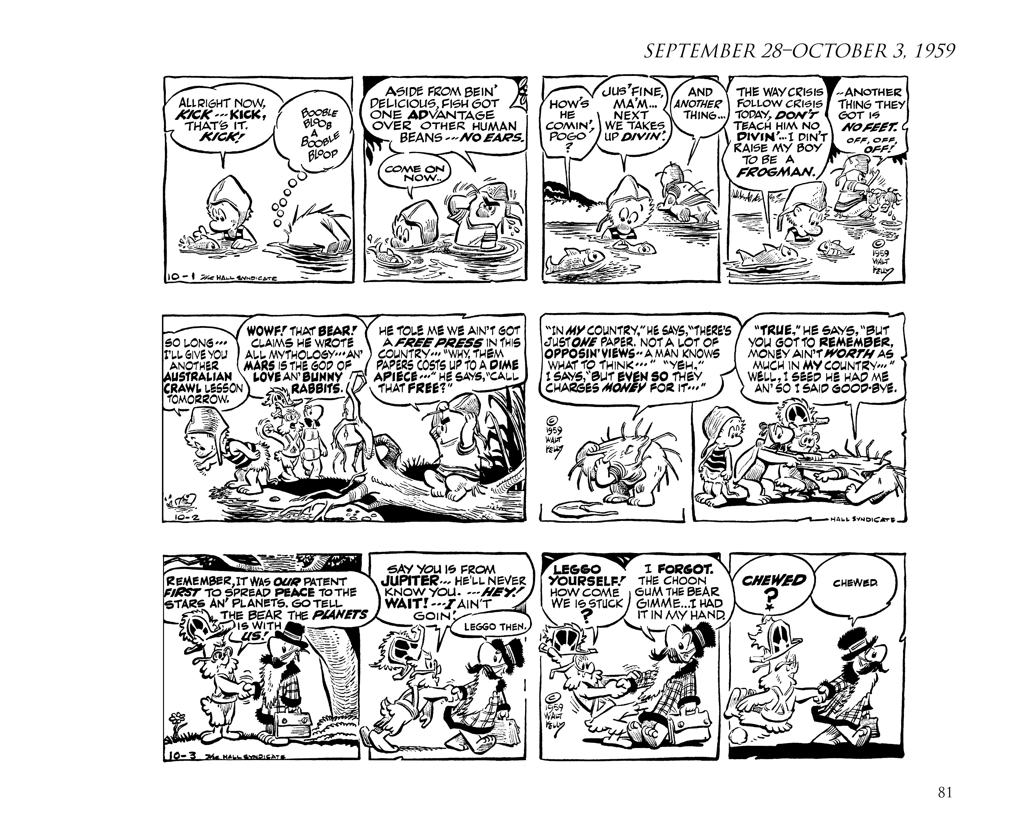 Read online Pogo by Walt Kelly: The Complete Syndicated Comic Strips comic -  Issue # TPB 6 (Part 1) - 91