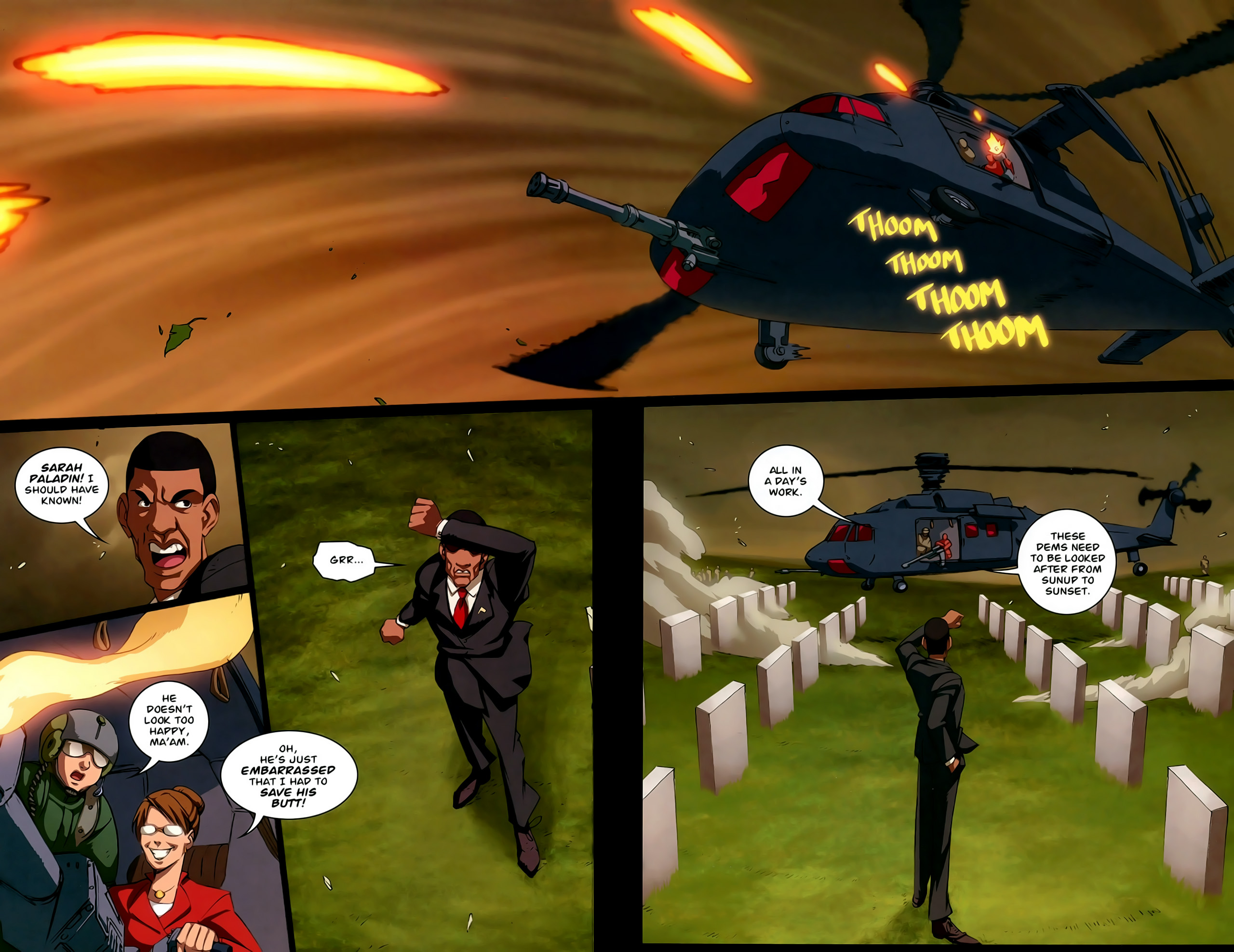 Read online President Evil comic -  Issue #1 - 9