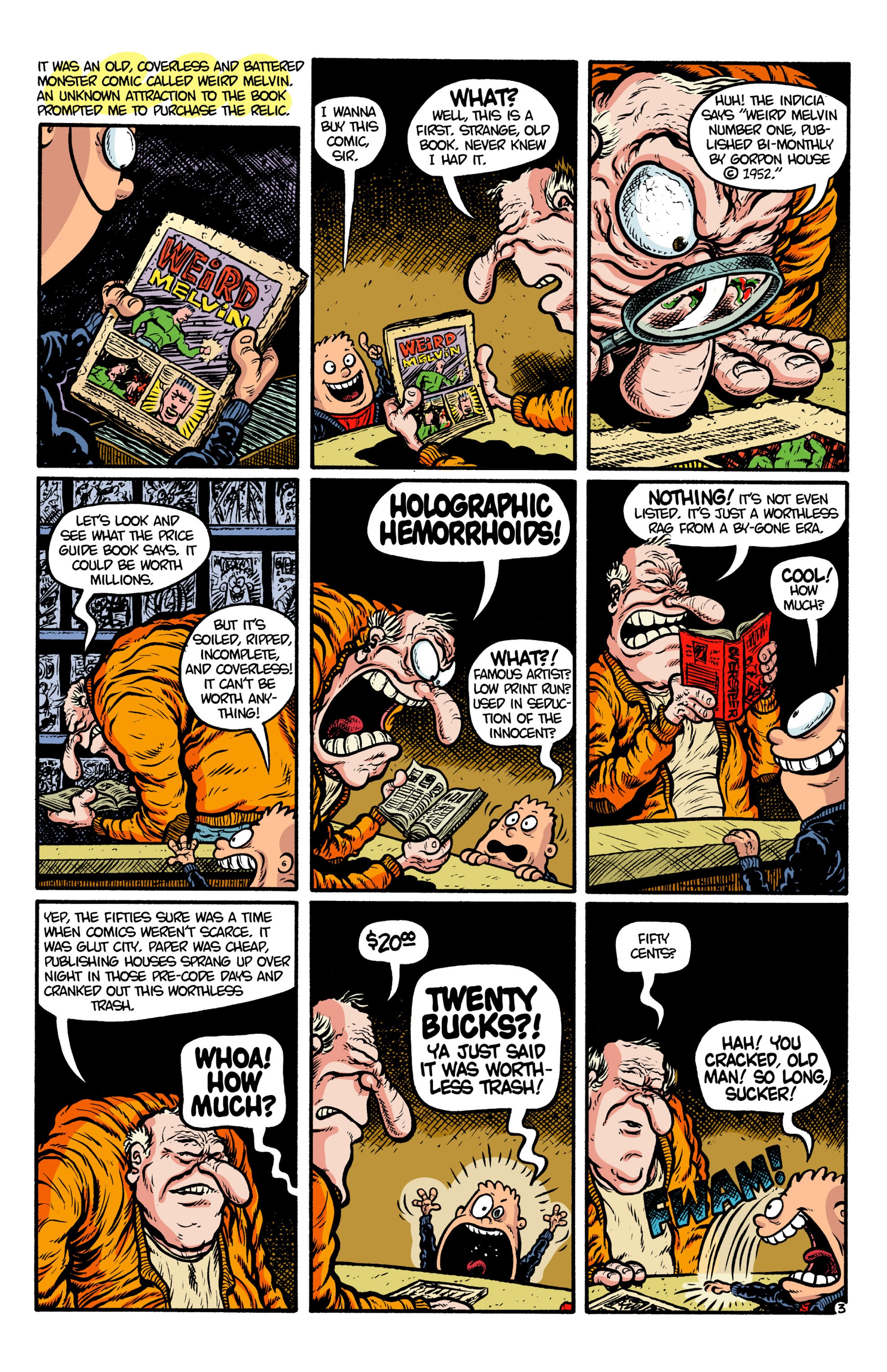 Read online Weird Melvin comic -  Issue #5 - 7