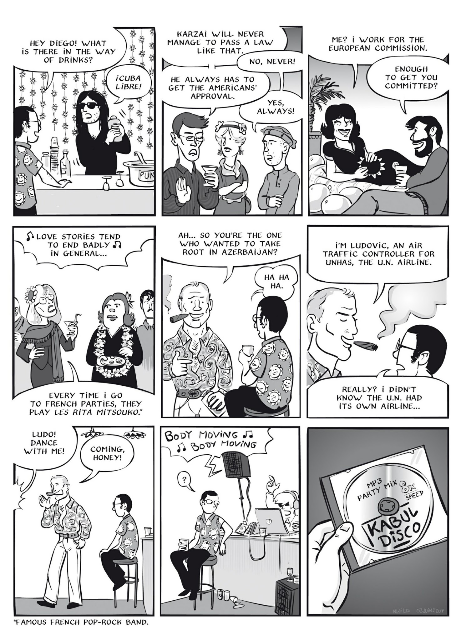 Read online Kabul Disco: How I Managed Not to be Abducted in Afghanistan comic -  Issue # TPB - 50