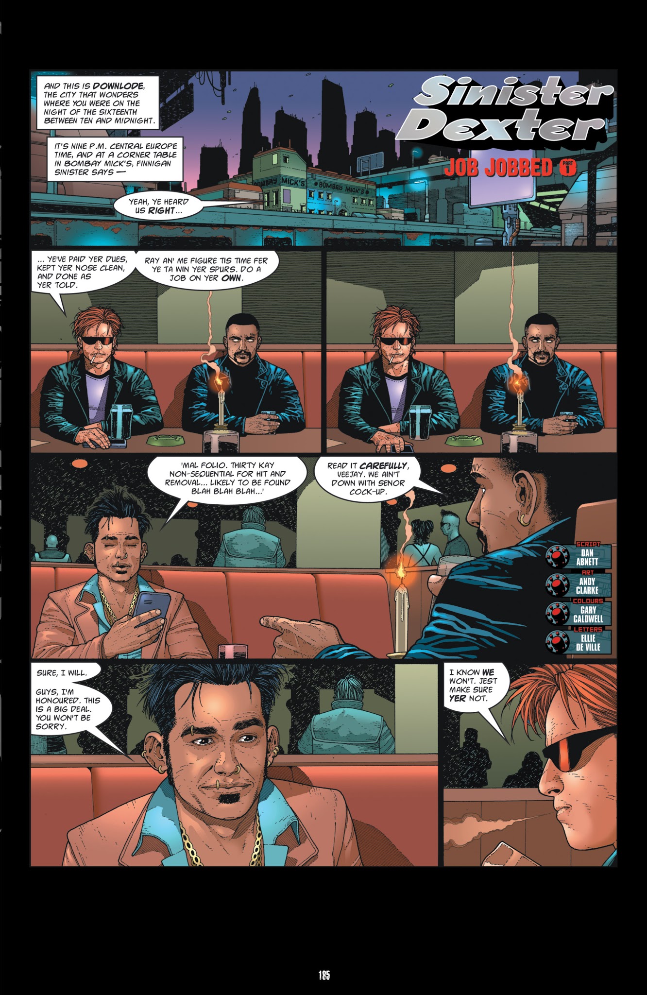 Read online Sinister Dexter comic -  Issue # TPB - 186