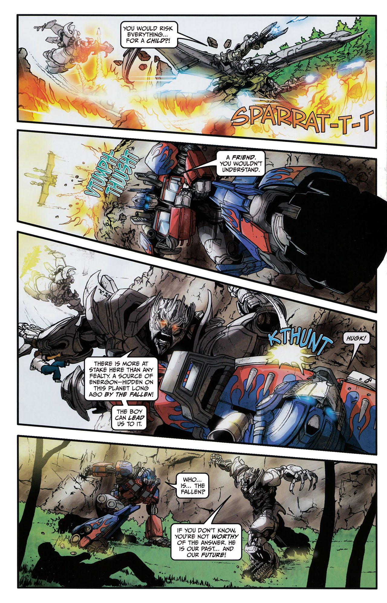 Read online Transformers: Revenge of the Fallen — Official Movie Adaptation comic -  Issue #2 - 18