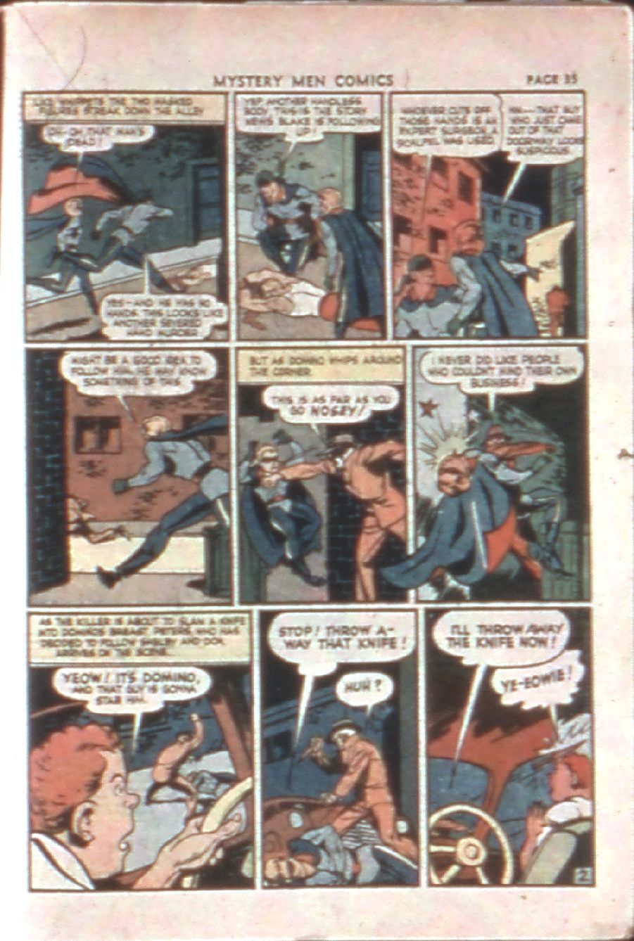 Read online Mystery Men Comics comic -  Issue #29 - 36