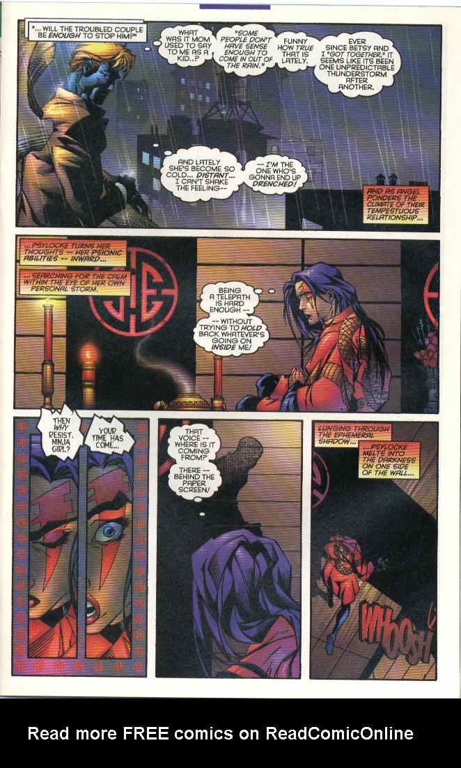 Psylocke & Archangel Crimson Dawn issue 1 - Page 10