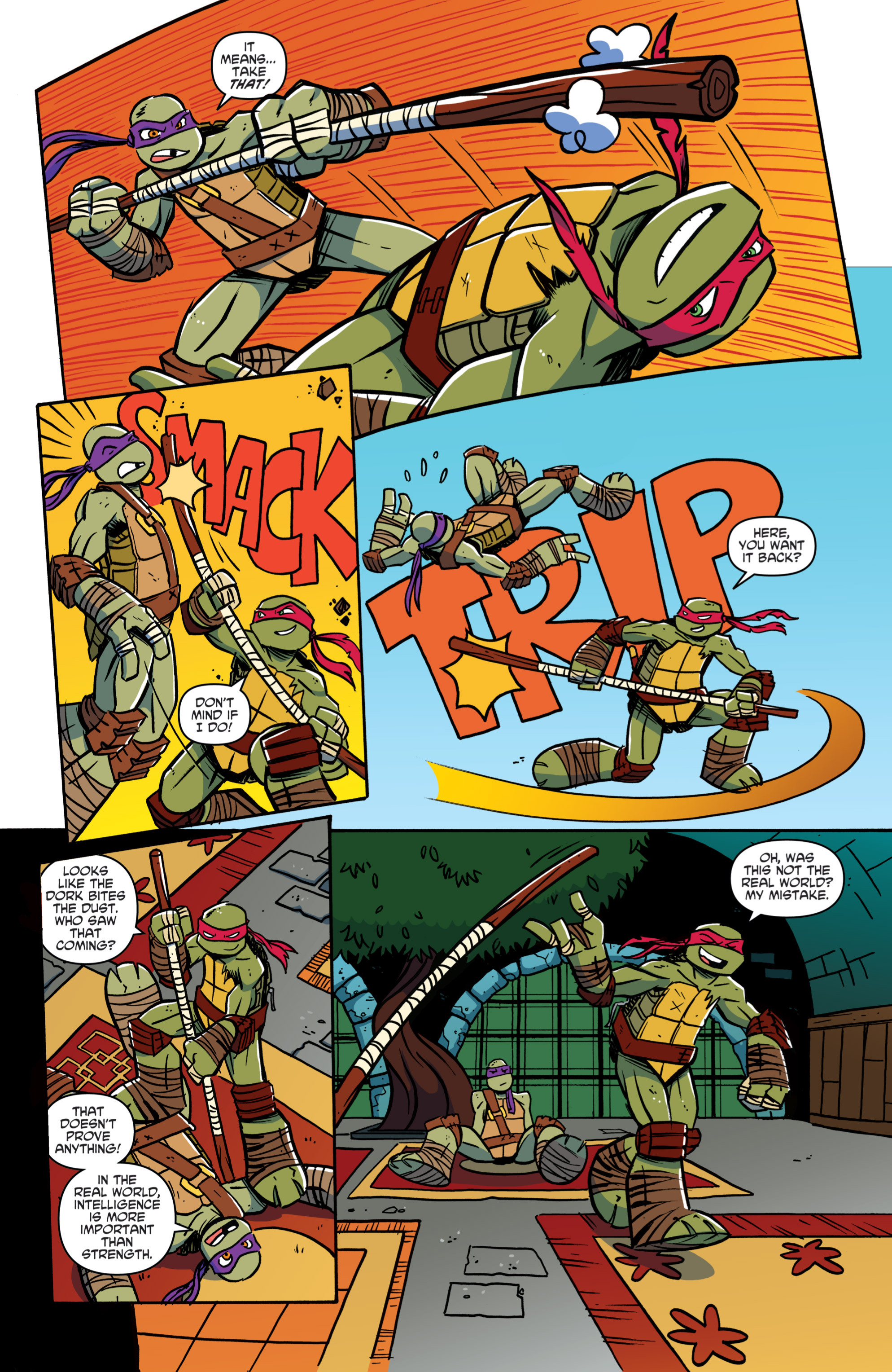 Read online Teenage Mutant Ninja Turtles New Animated Adventures comic -  Issue #9 - 4