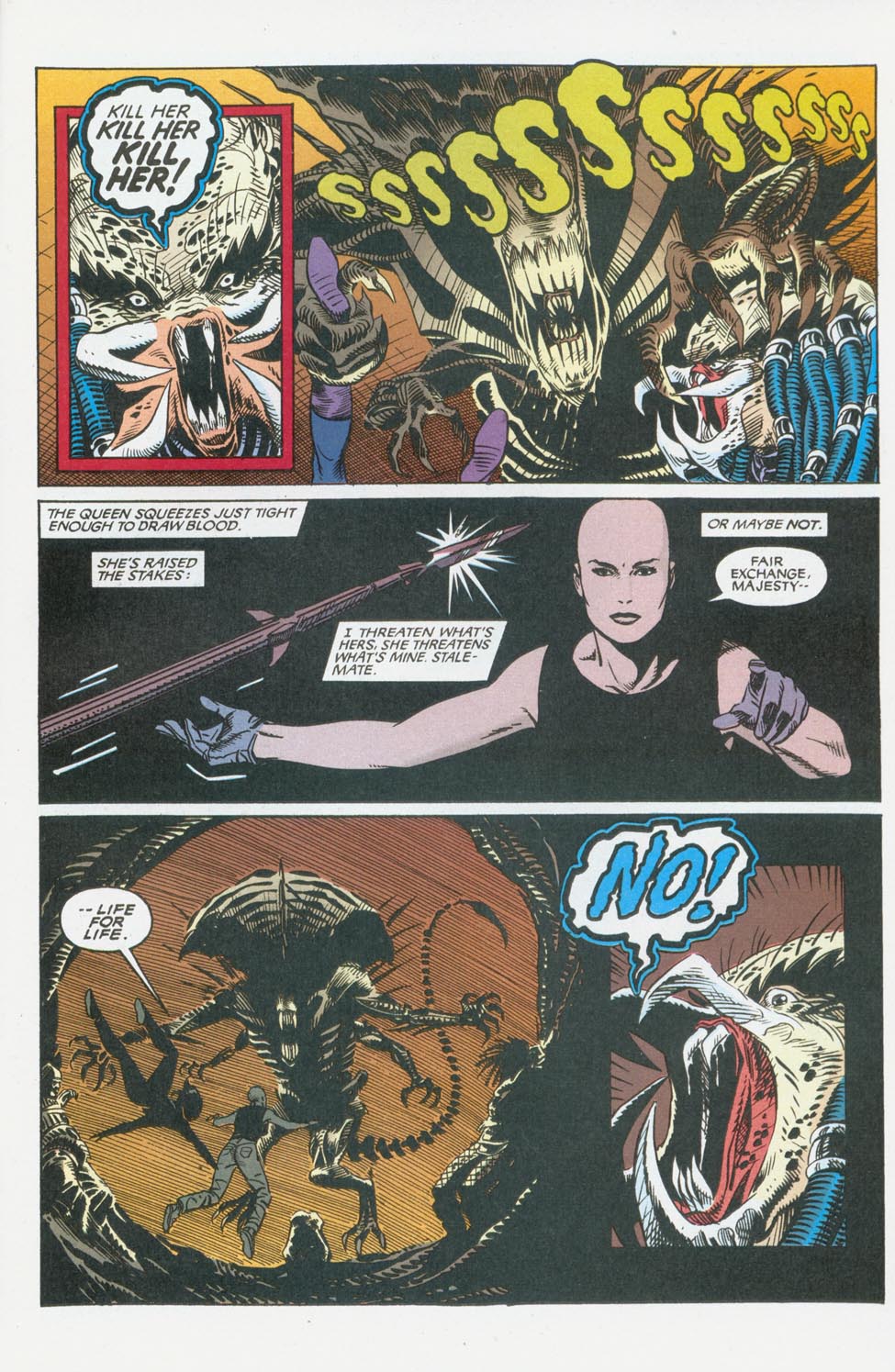 Read online Aliens/Predator: The Deadliest of the Species comic -  Issue #8 - 24