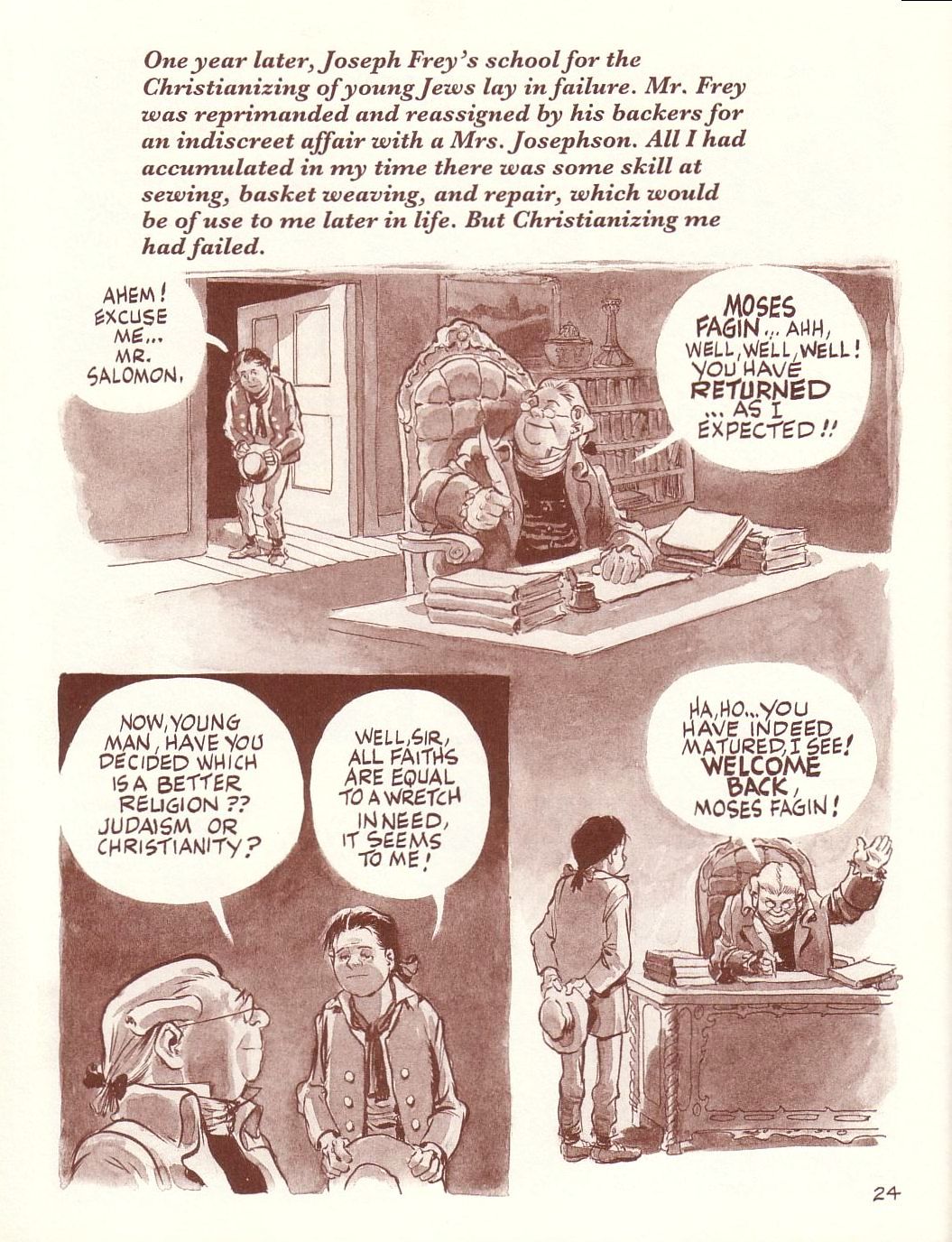 Read online Fagin the Jew comic -  Issue # TPB - 25