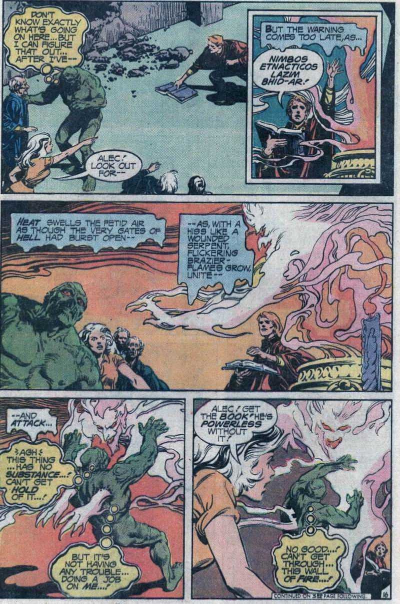 Read online Swamp Thing (1972) comic -  Issue #18 - 17