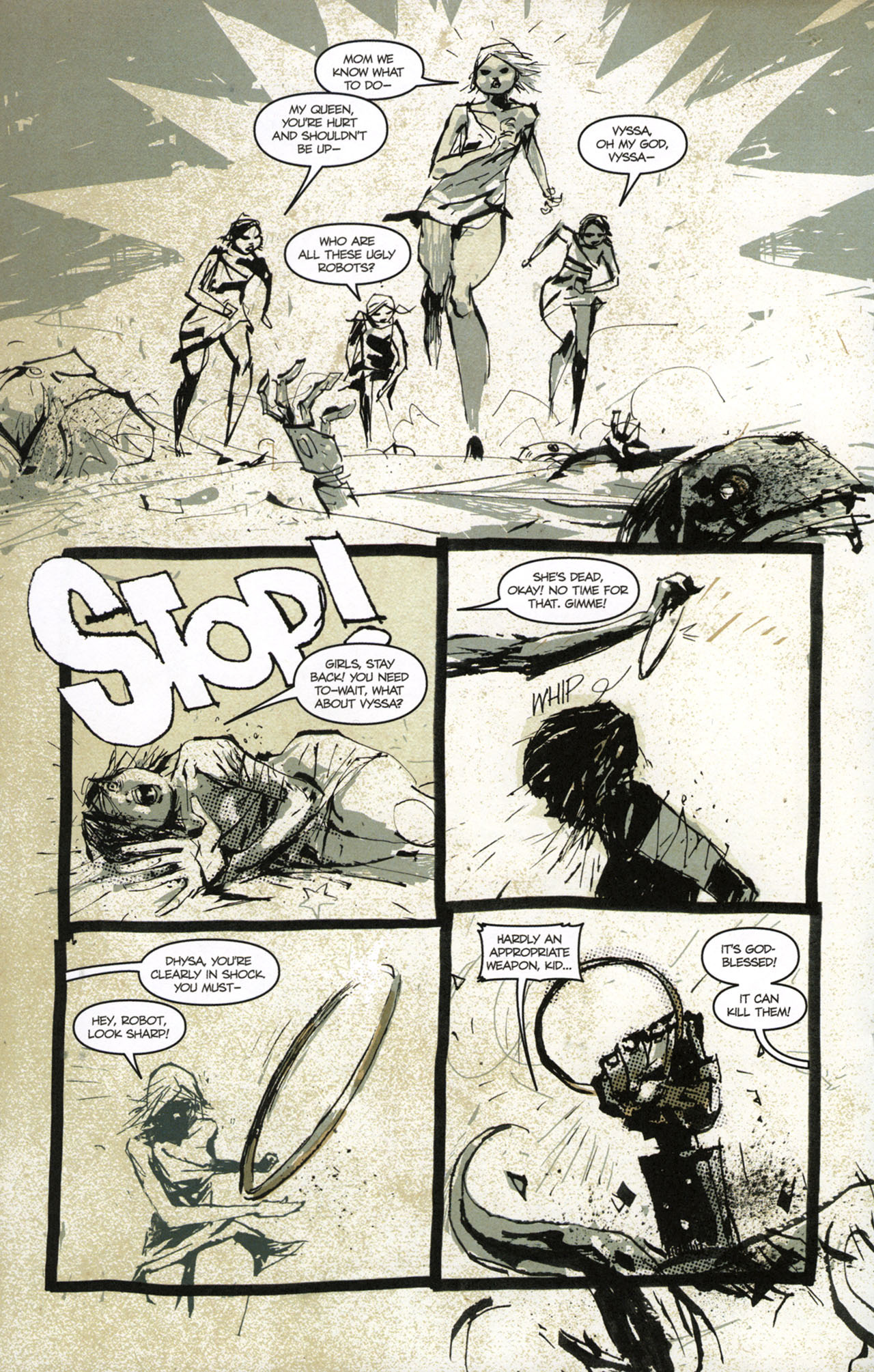 Read online Zombies vs. Robots vs. Amazons comic -  Issue #2 - 16