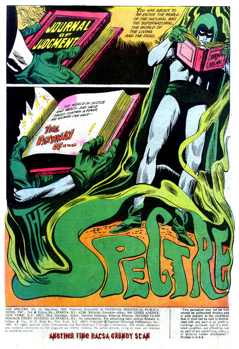 Read online The Spectre (1967) comic -  Issue #10 - 2