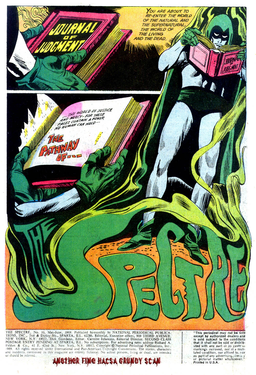 Read online The Spectre (1967) comic -  Issue #10 - 2