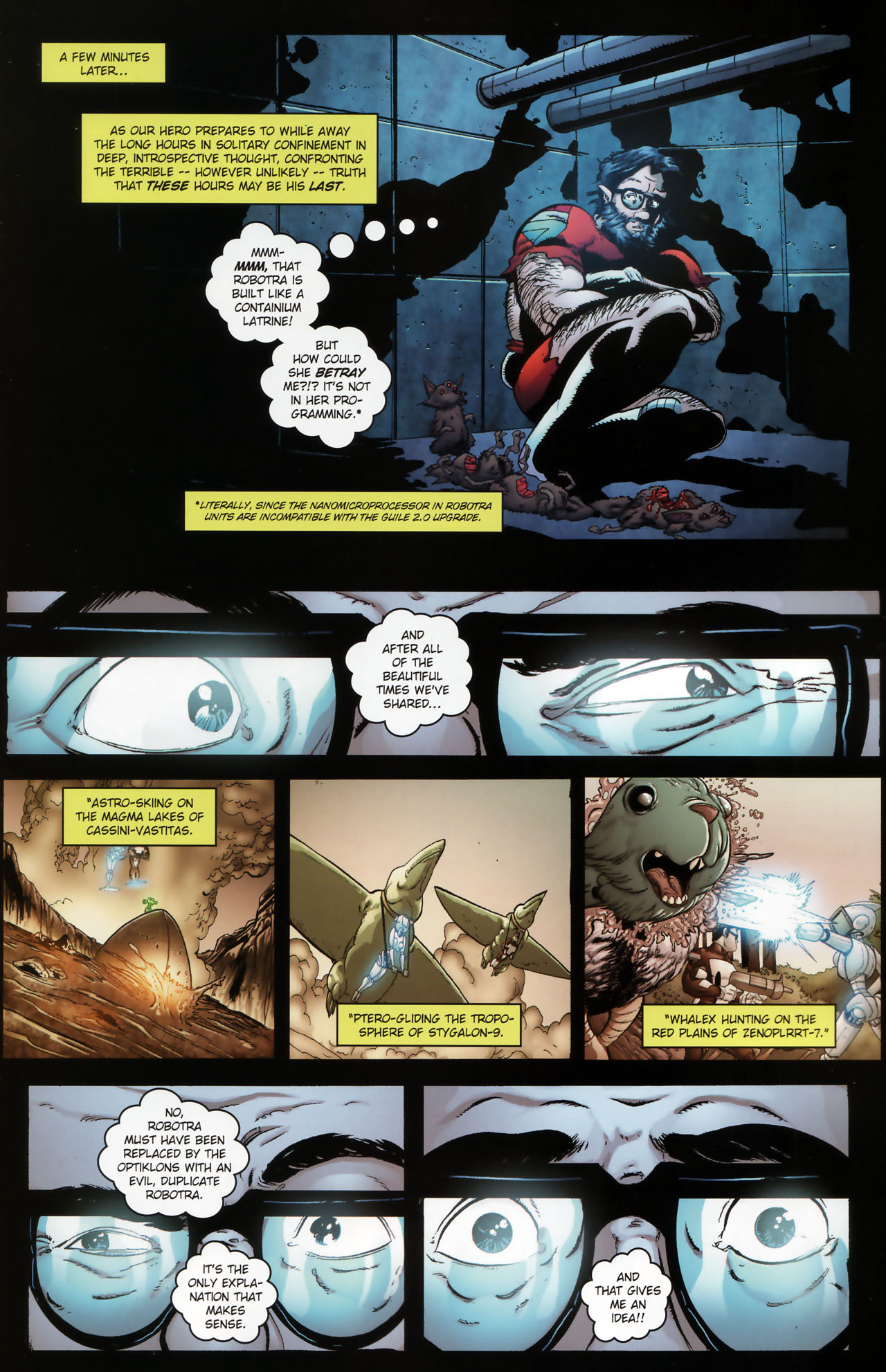 Read online Stephen Colbert's Tek Jansen comic -  Issue #3 - 9