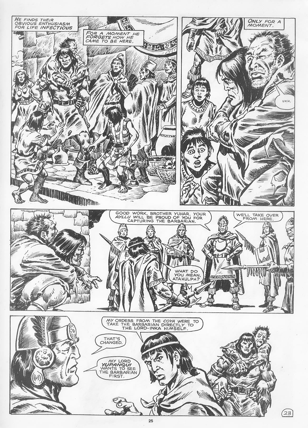 Read online The Savage Sword Of Conan comic -  Issue #166 - 27