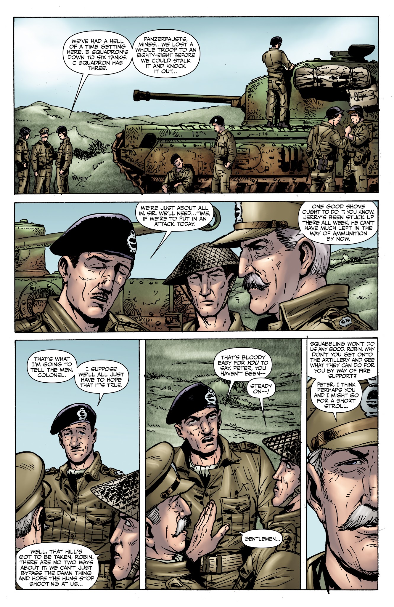 Read online Battlefields: The Tankies comic -  Issue # TPB - 56