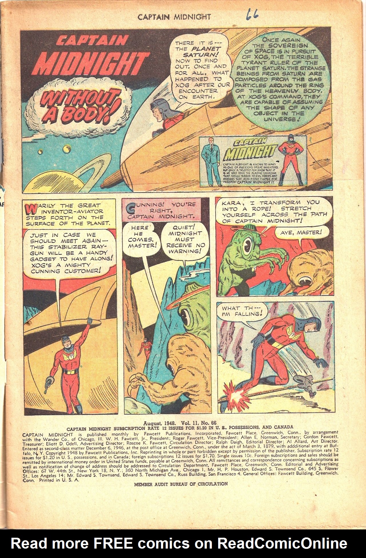 Read online Captain Midnight (1942) comic -  Issue #66 - 5