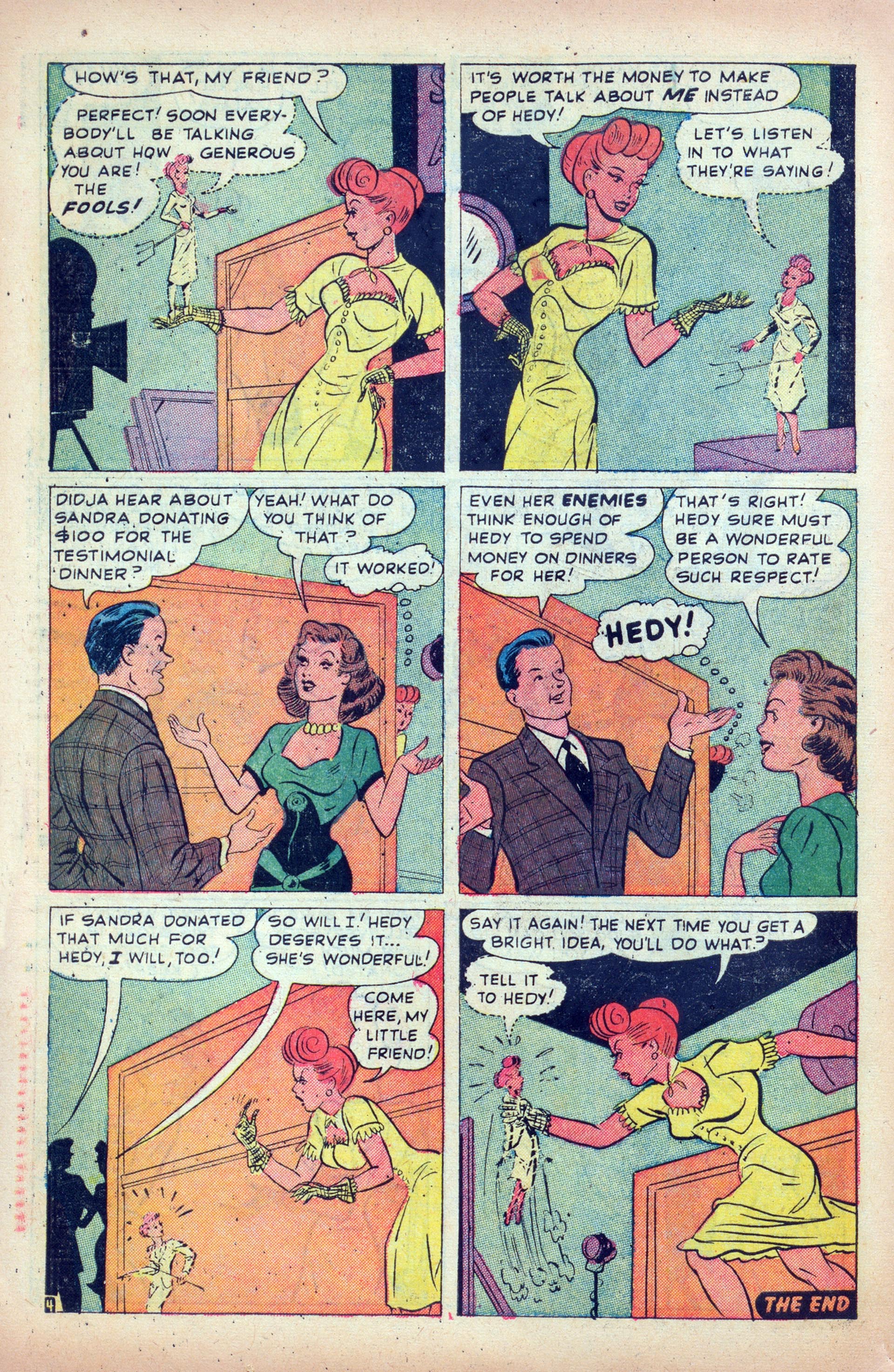 Read online Hedy Of Hollywood Comics comic -  Issue #47 - 32
