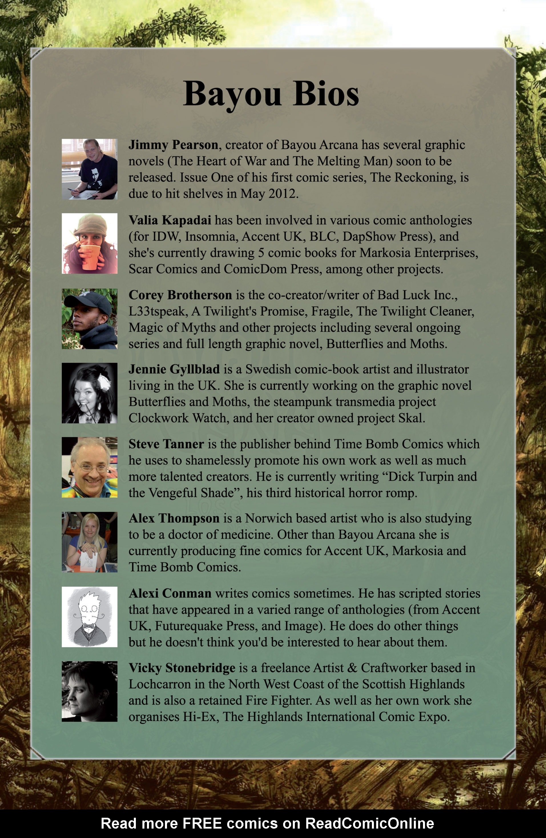 Read online Bayou Arcana comic -  Issue # TPB - 126