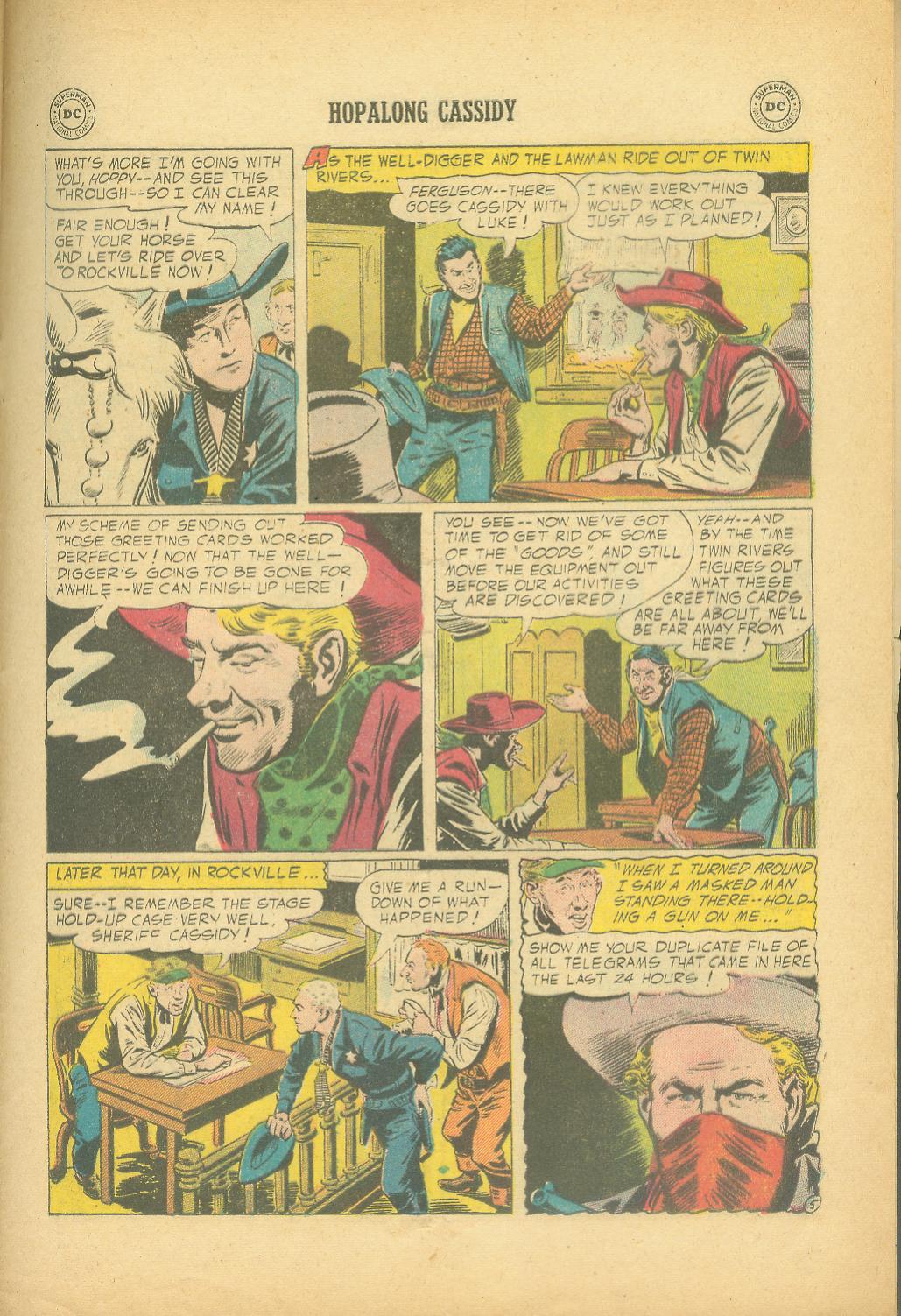 Read online Hopalong Cassidy comic -  Issue #105 - 29