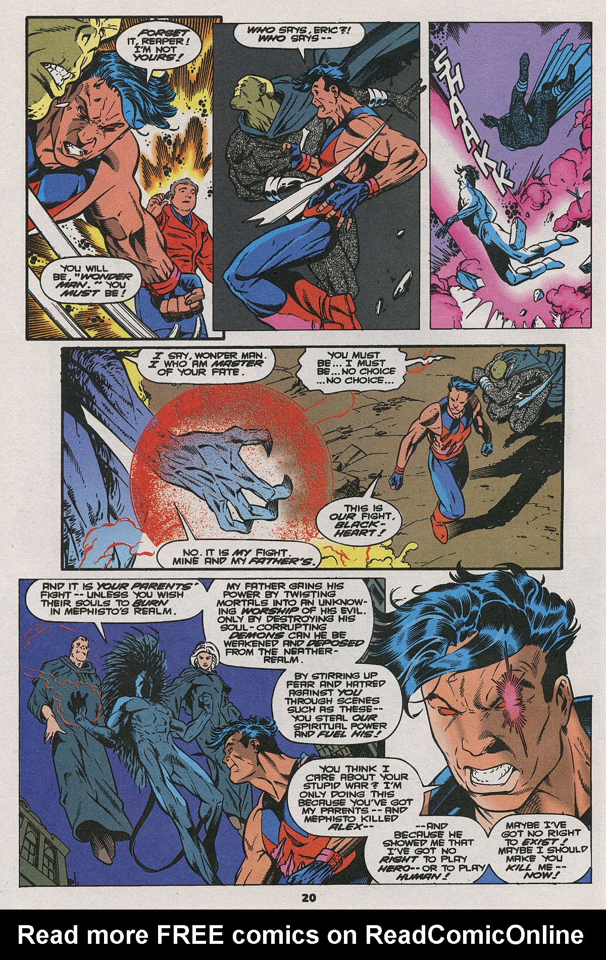 Read online Wonder Man (1991) comic -  Issue #24 - 16