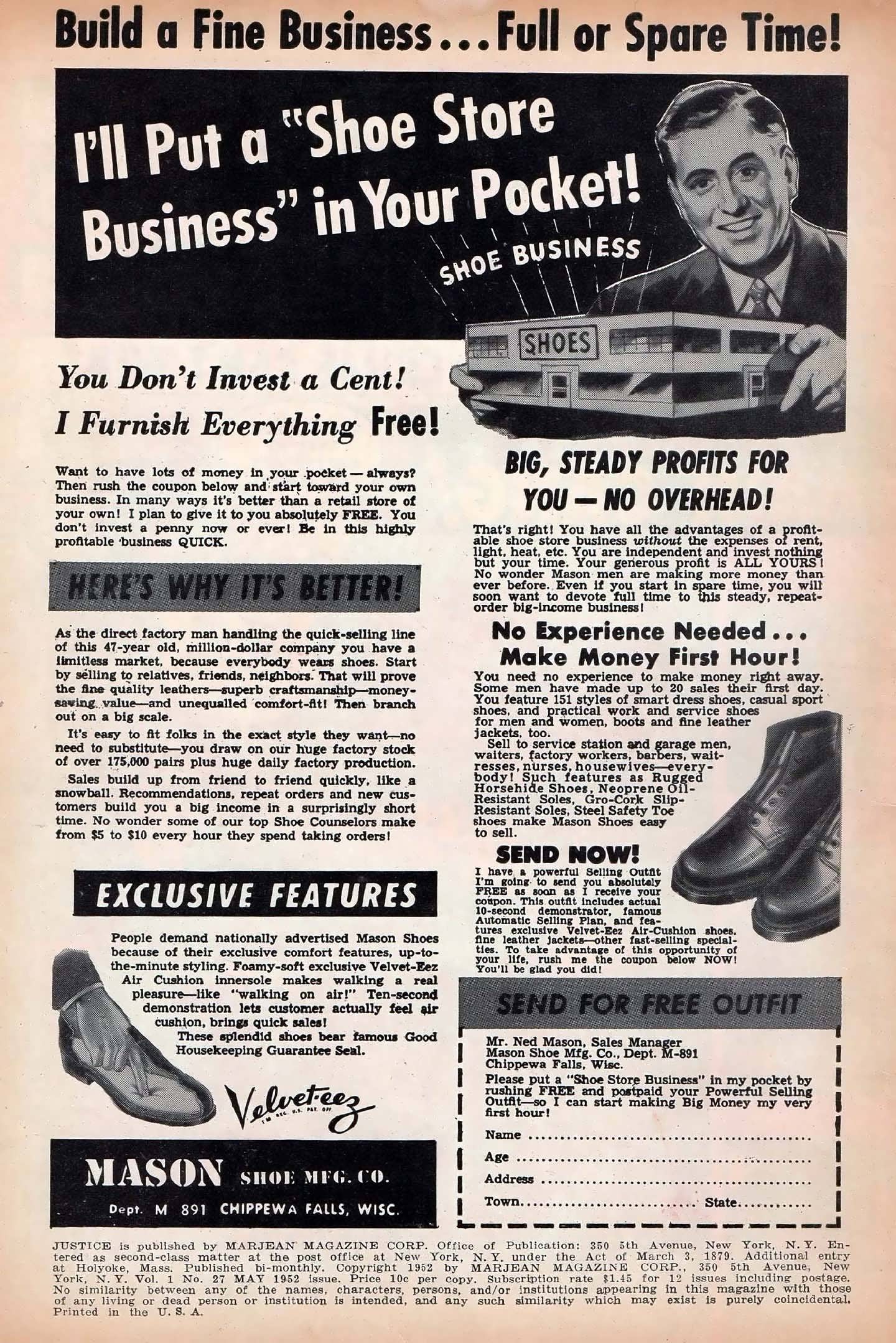 Read online Justice (1947) comic -  Issue #27 - 2