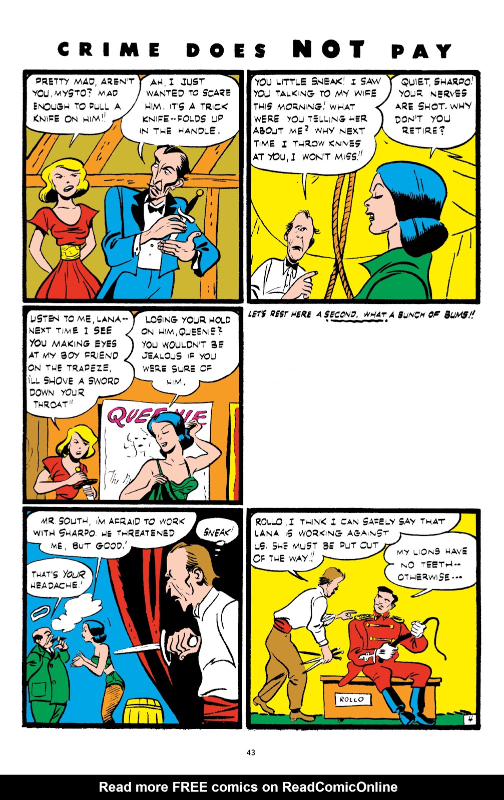 Read online Crime Does Not Pay Archives comic -  Issue # TPB 5 (Part 1) - 43
