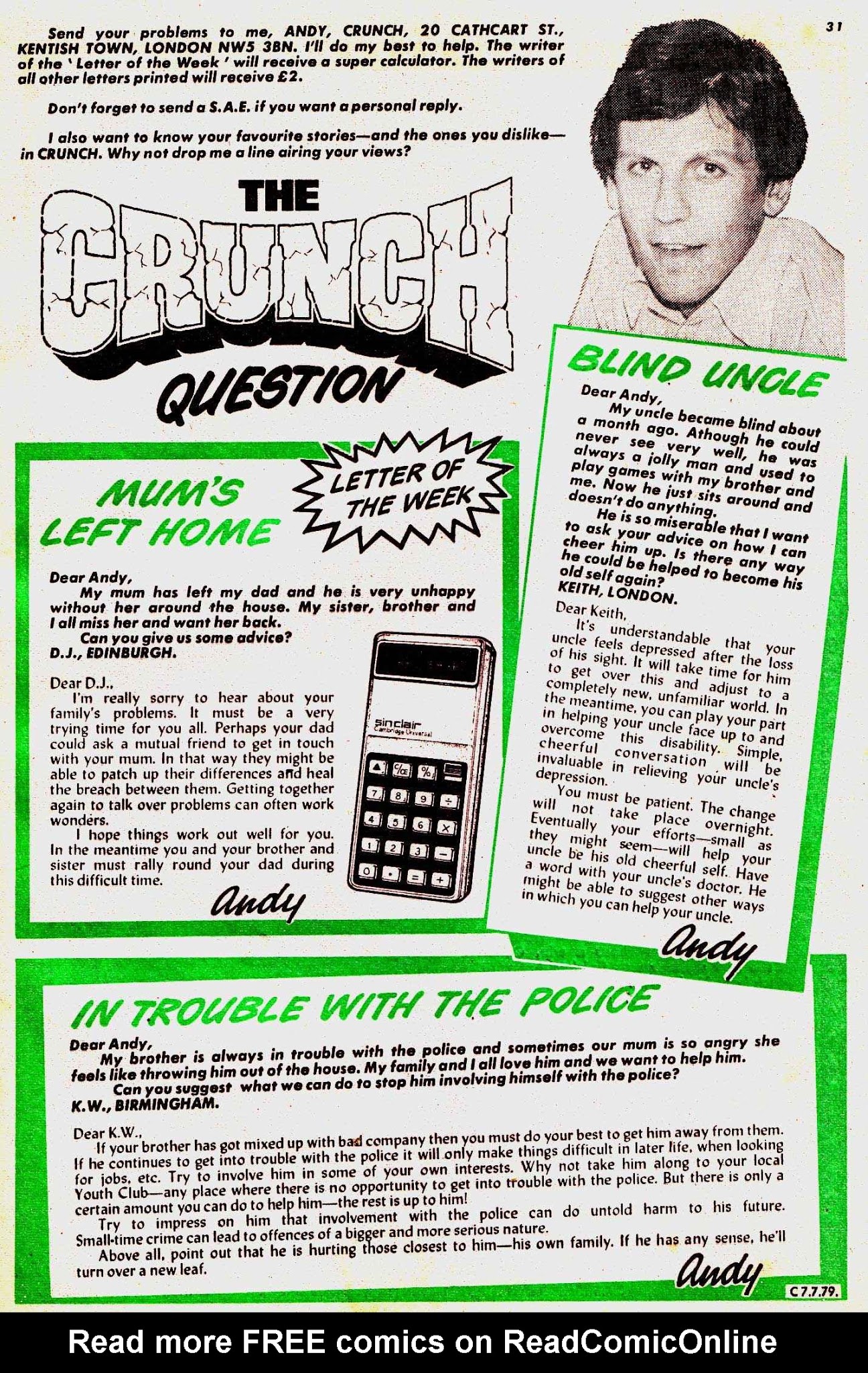 Read online The Crunch comic -  Issue #25 - 30
